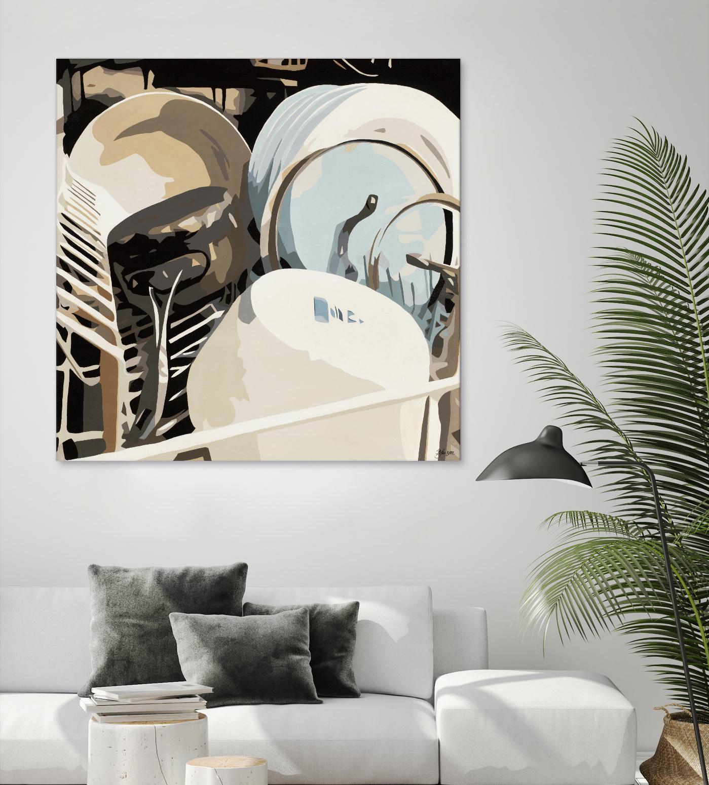 Kitchen BFF by Beth Ann Lawson on GIANT ART - whites & creams food & drink kitchen