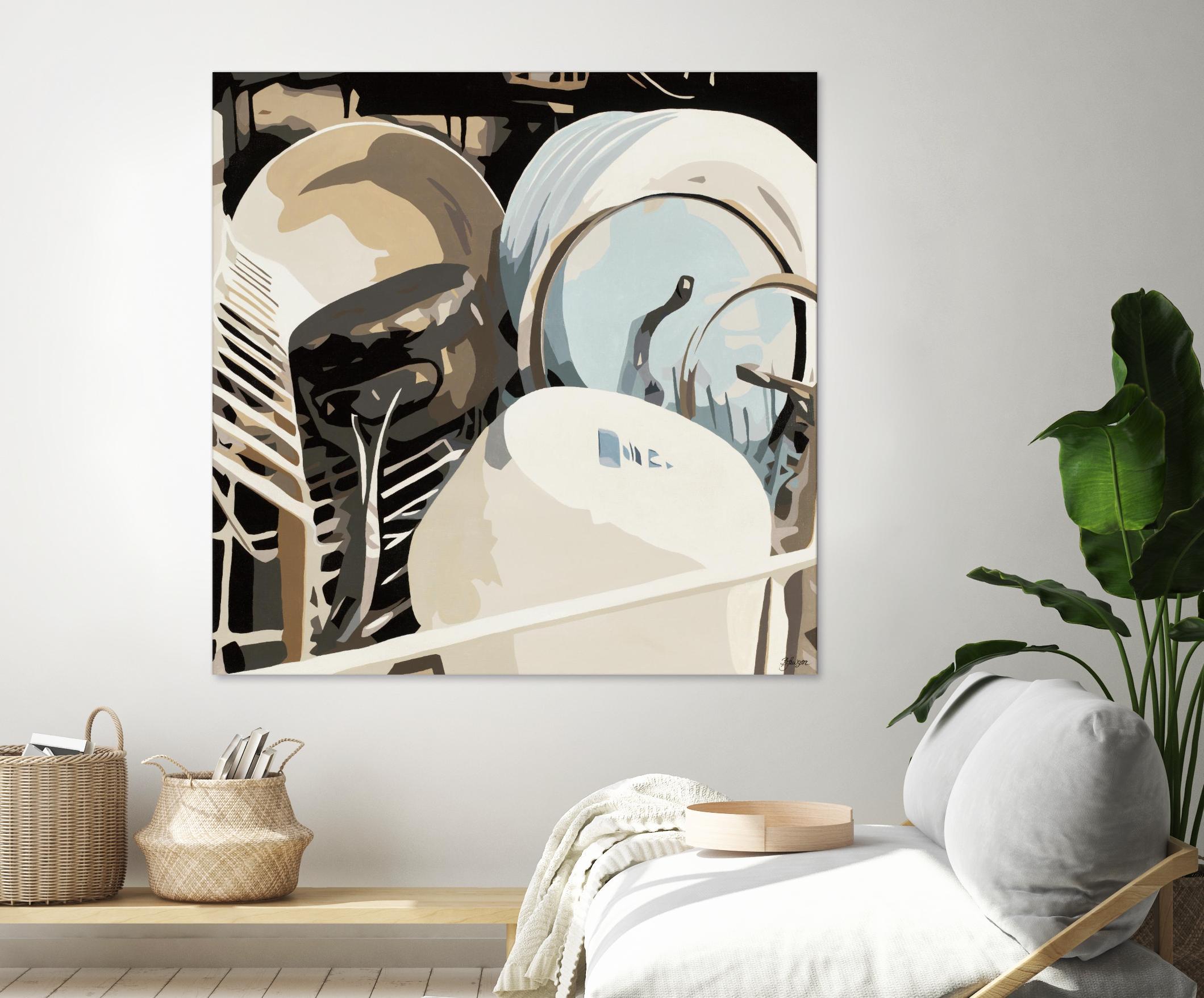 Kitchen BFF by Beth Ann Lawson on GIANT ART - whites & creams food & drink kitchen