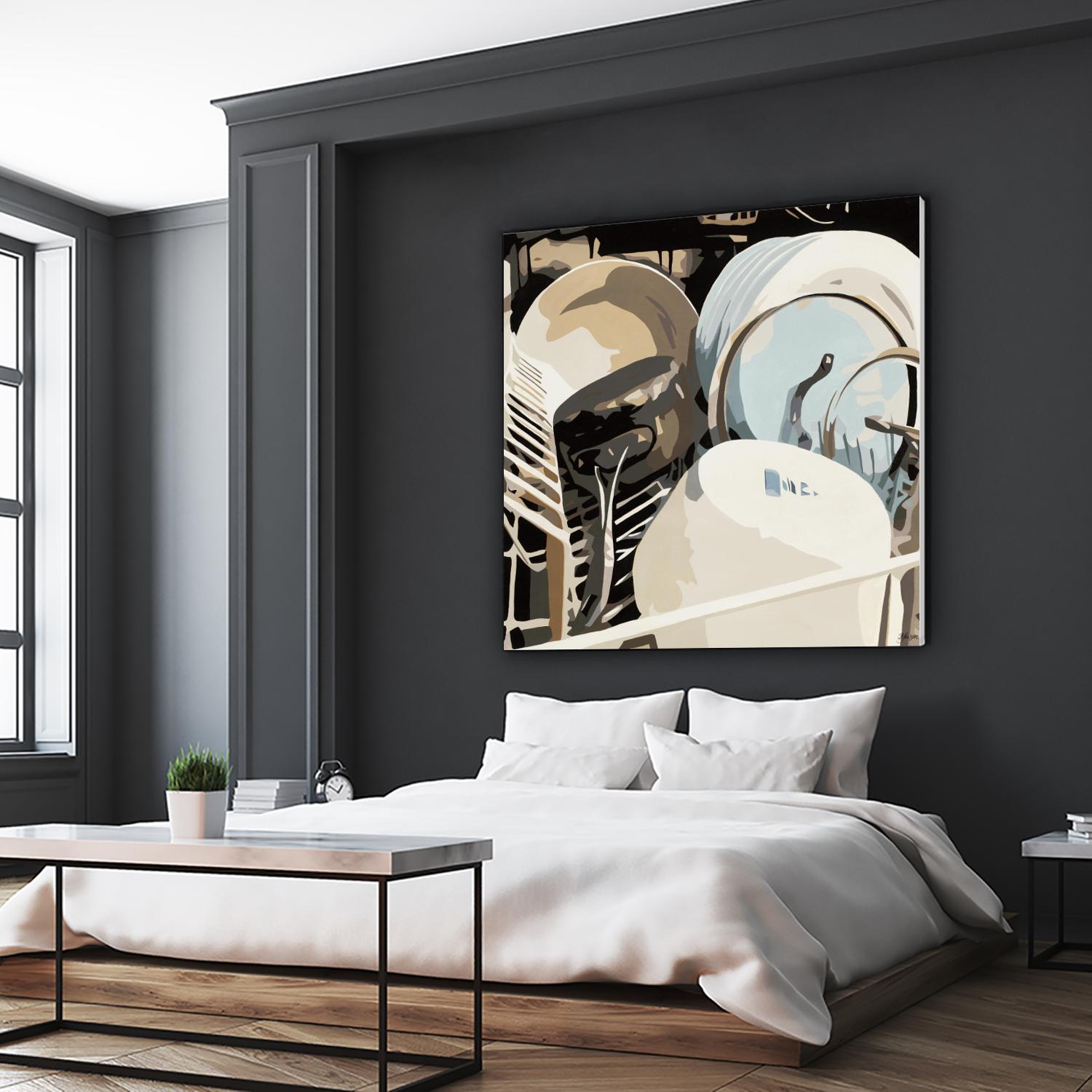 Kitchen BFF by Beth Ann Lawson on GIANT ART - whites & creams food & drink kitchen