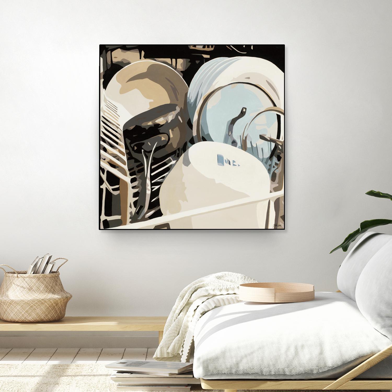 Kitchen BFF by Beth Ann Lawson on GIANT ART - whites & creams food & drink kitchen