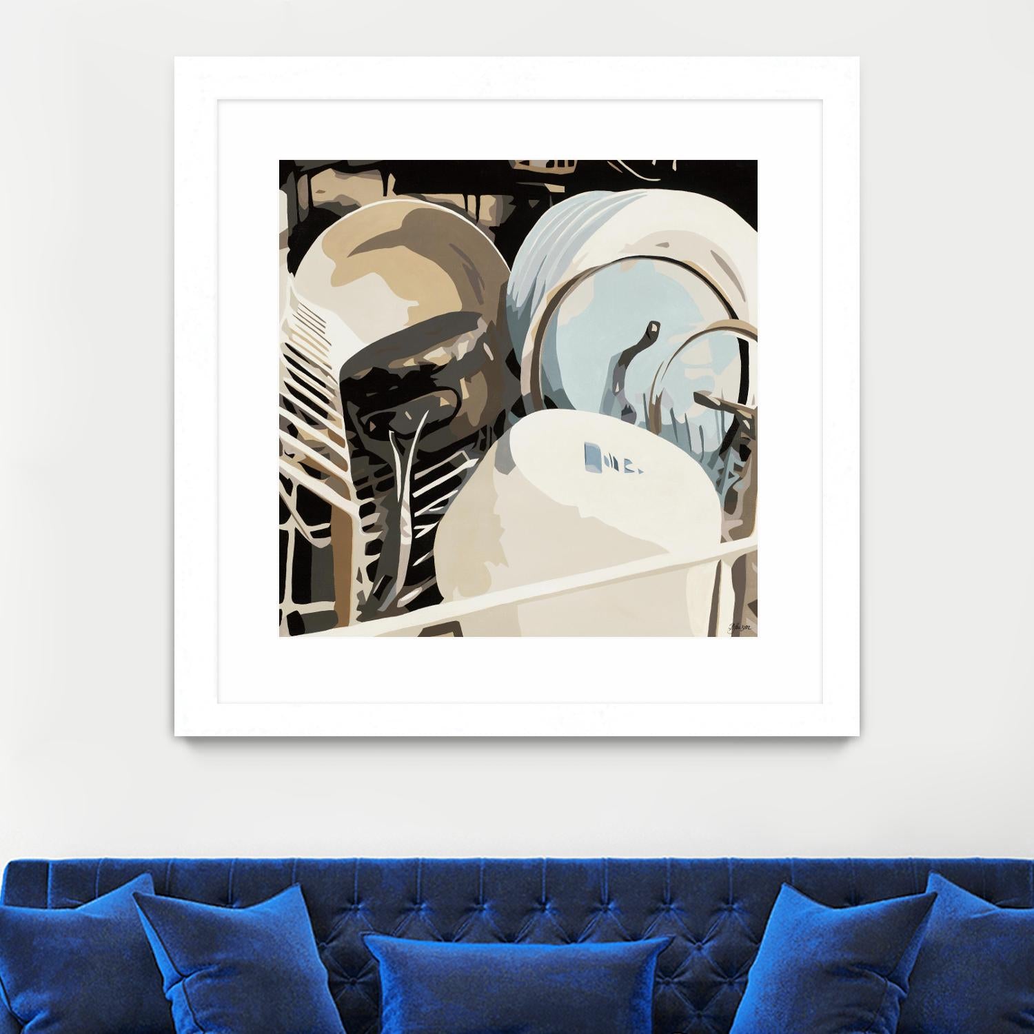 Kitchen BFF by Beth Ann Lawson on GIANT ART - whites & creams food & drink kitchen