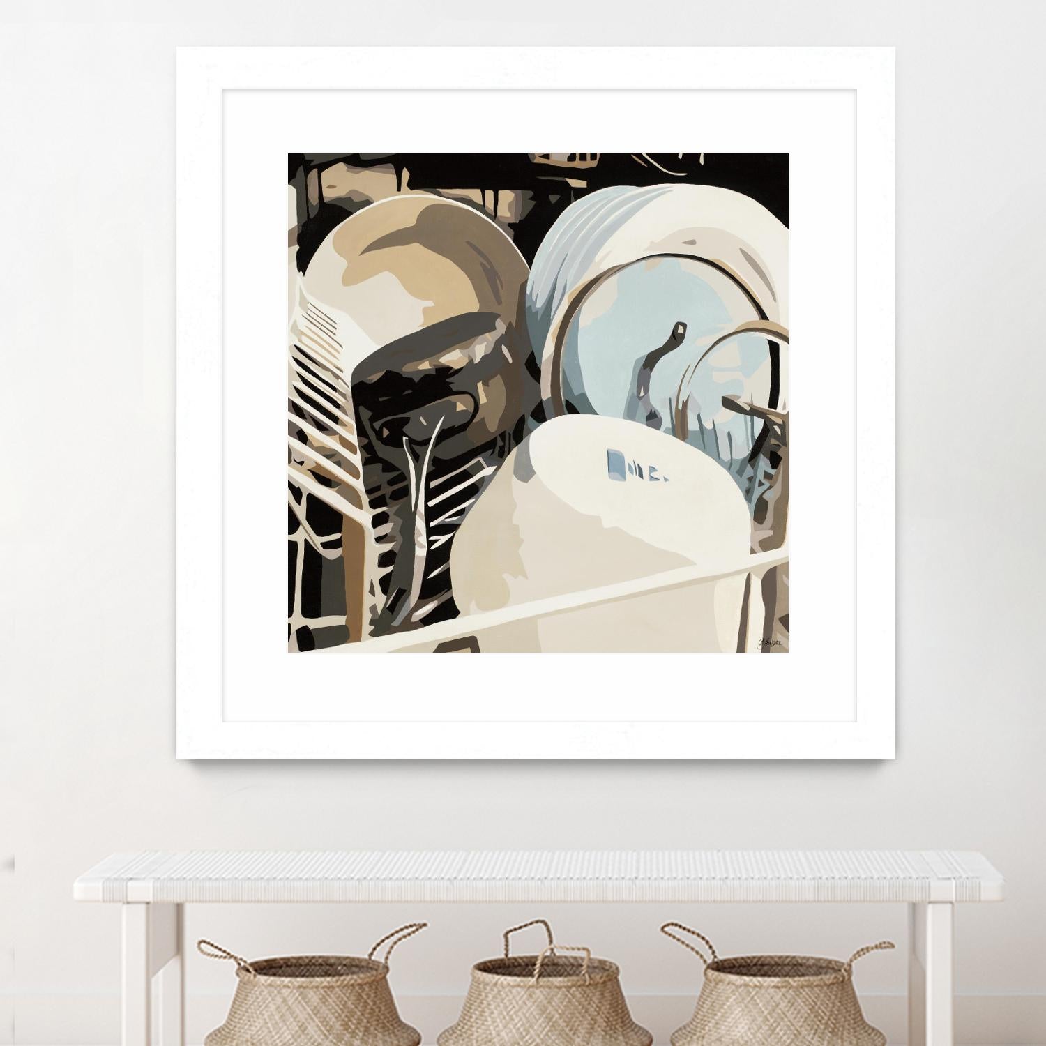 Kitchen BFF by Beth Ann Lawson on GIANT ART - whites & creams food & drink kitchen