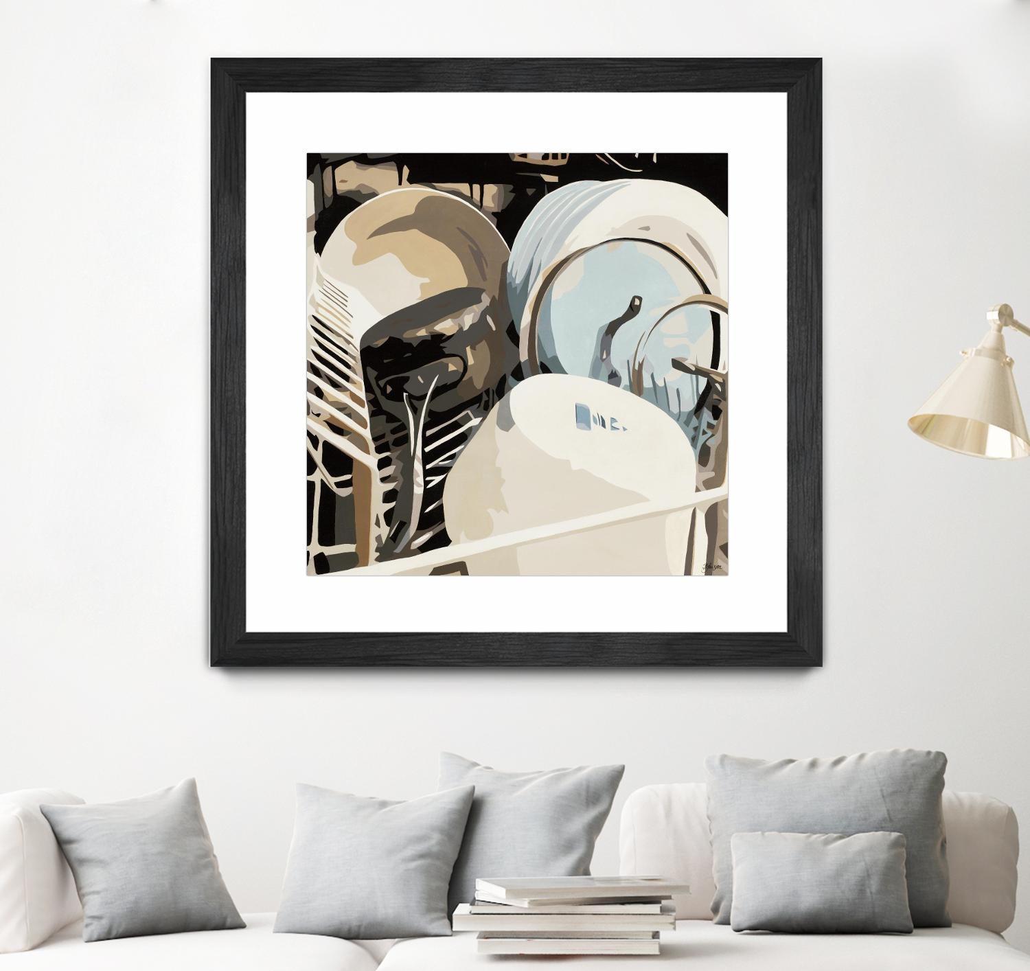 Kitchen BFF by Beth Ann Lawson on GIANT ART - whites & creams food & drink kitchen