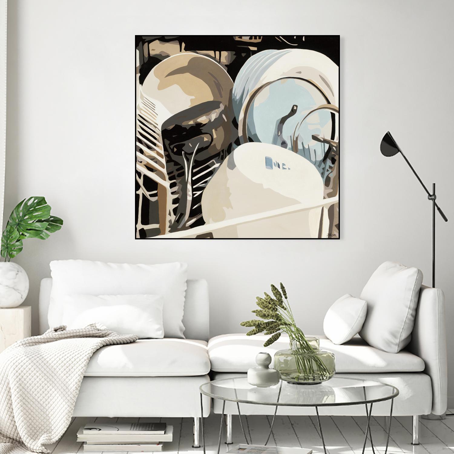 Kitchen BFF by Beth Ann Lawson on GIANT ART - whites & creams food & drink kitchen