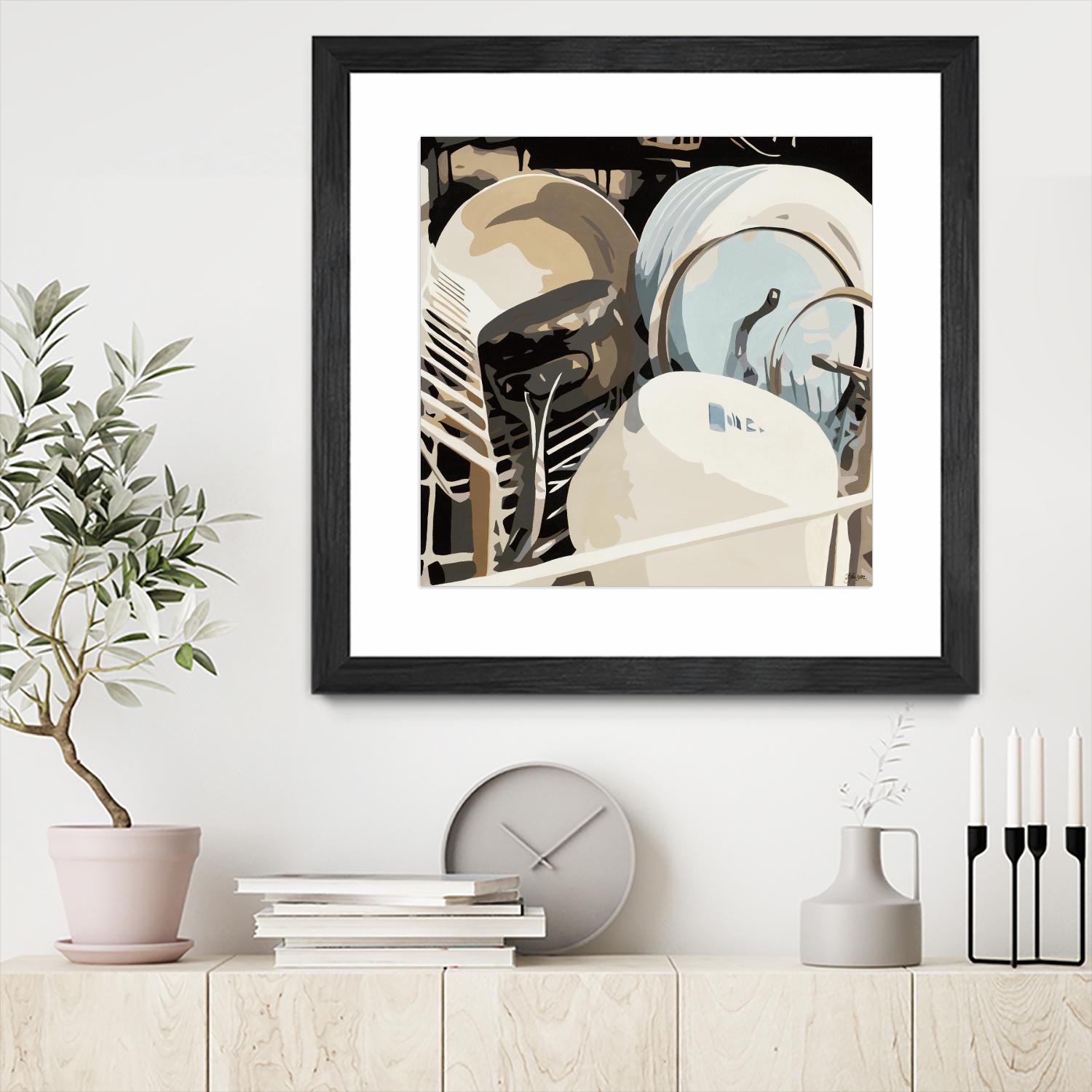 Kitchen BFF by Beth Ann Lawson on GIANT ART - whites & creams food & drink kitchen