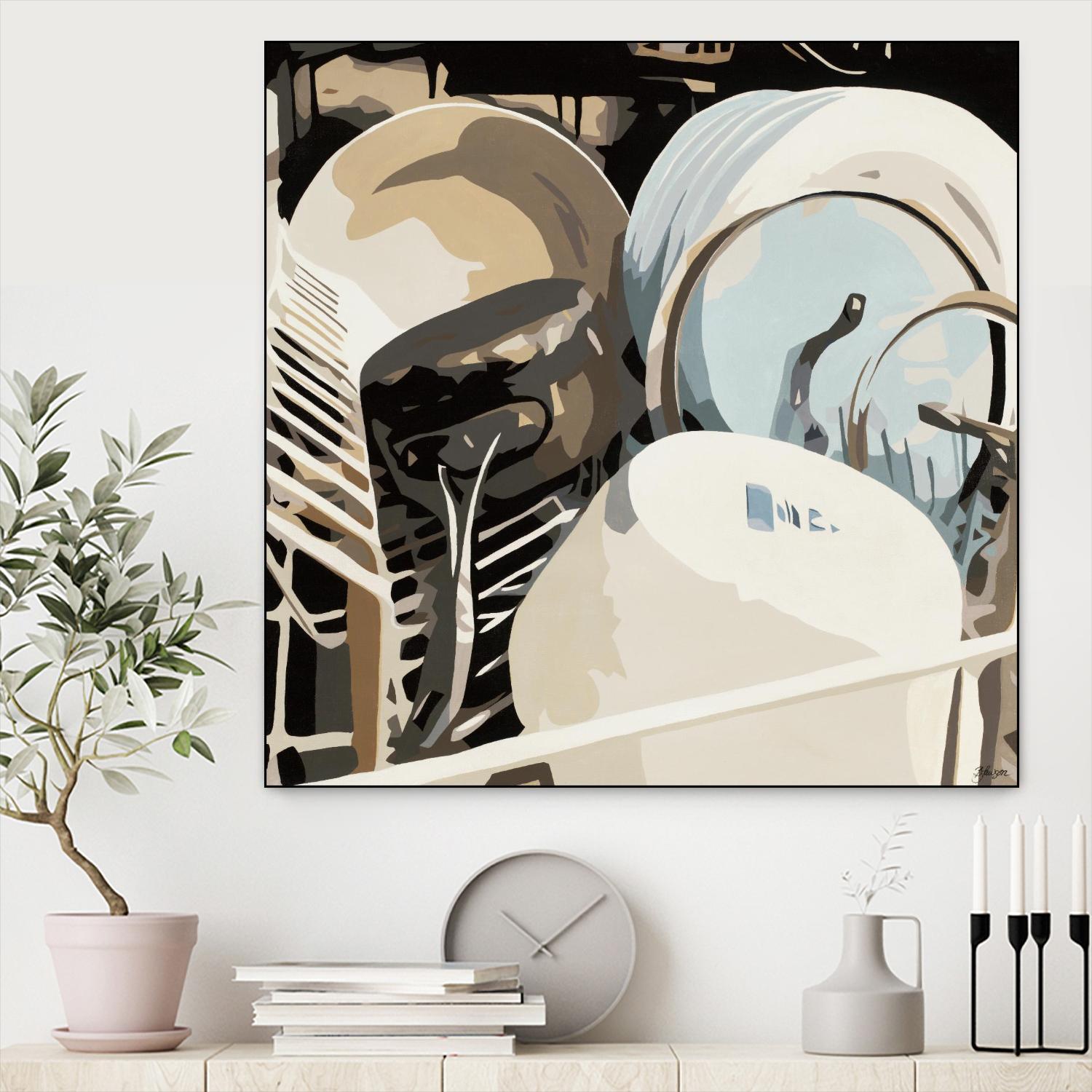 Kitchen BFF by Beth Ann Lawson on GIANT ART - whites & creams food & drink kitchen