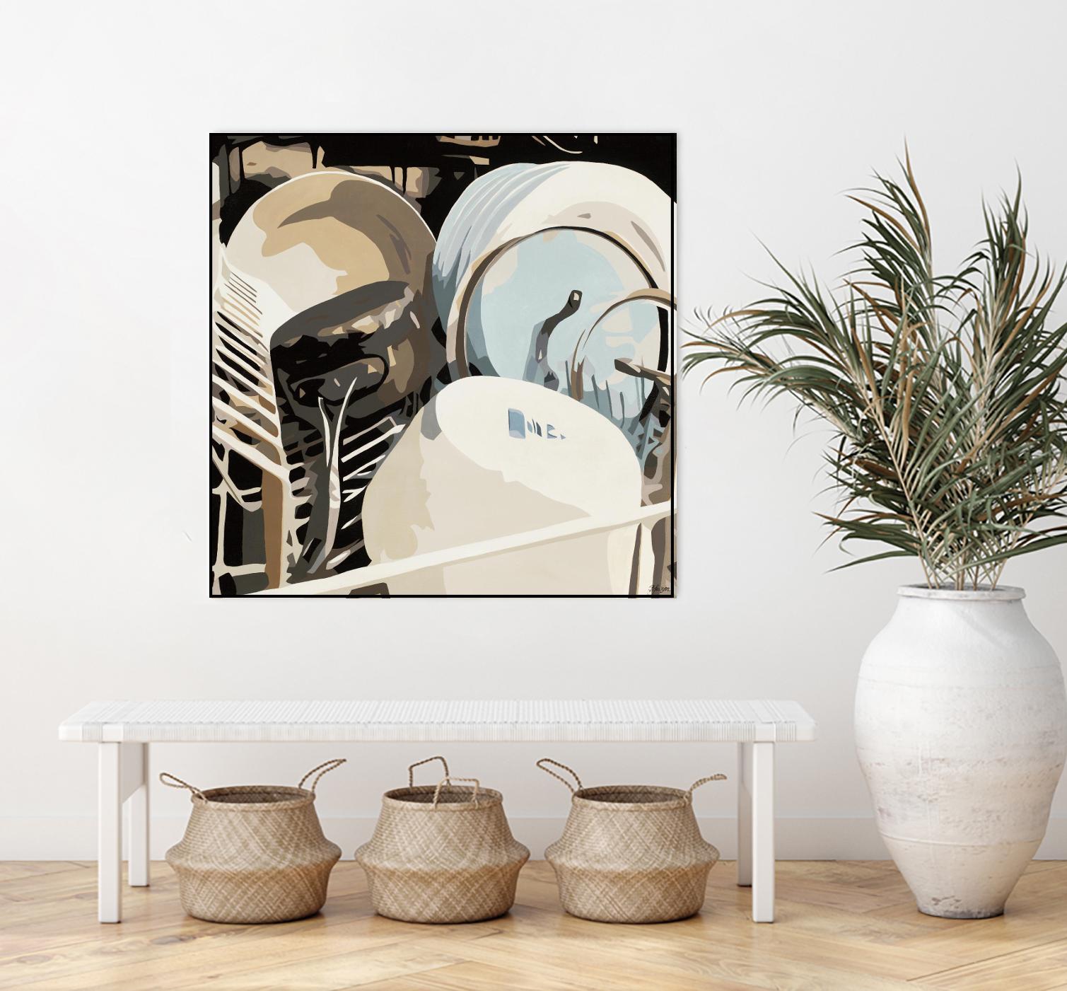 Kitchen BFF by Beth Ann Lawson on GIANT ART - whites & creams food & drink kitchen