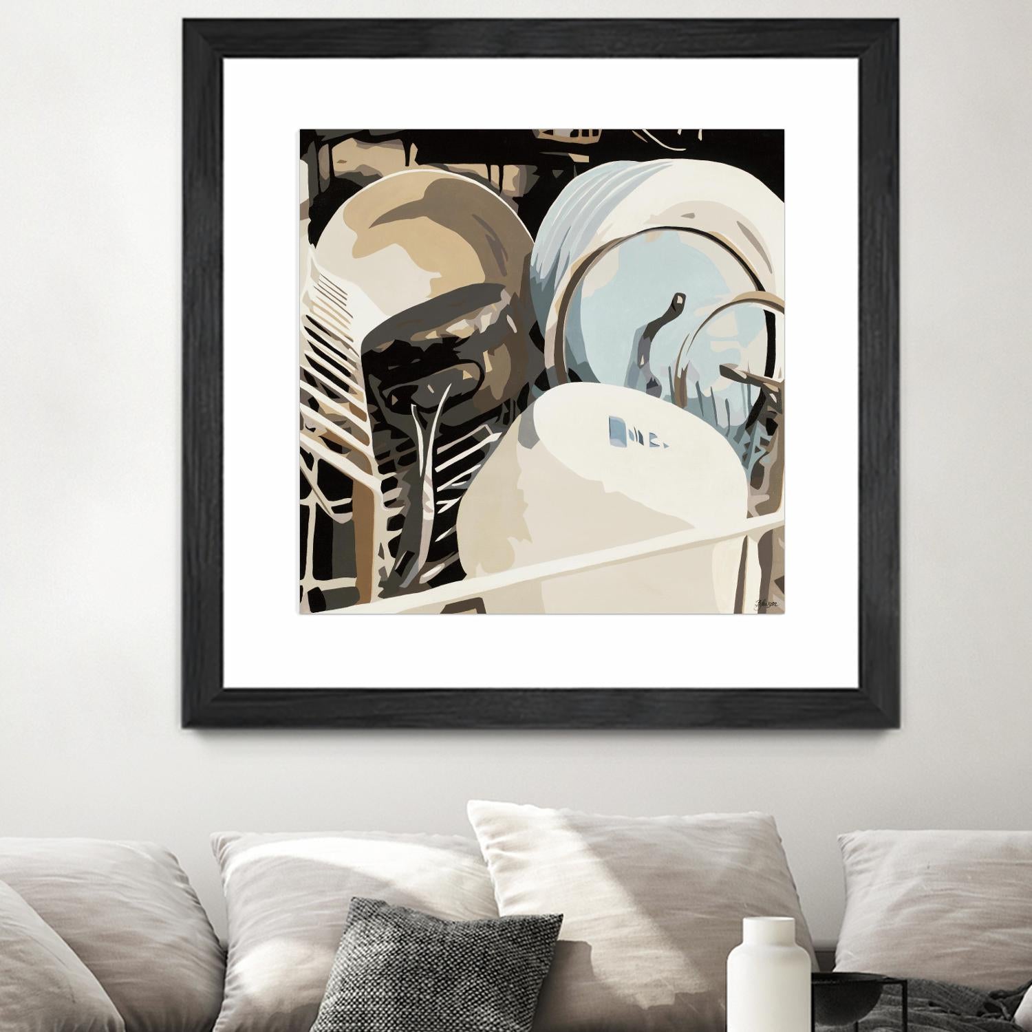 Kitchen BFF by Beth Ann Lawson on GIANT ART - whites & creams food & drink kitchen