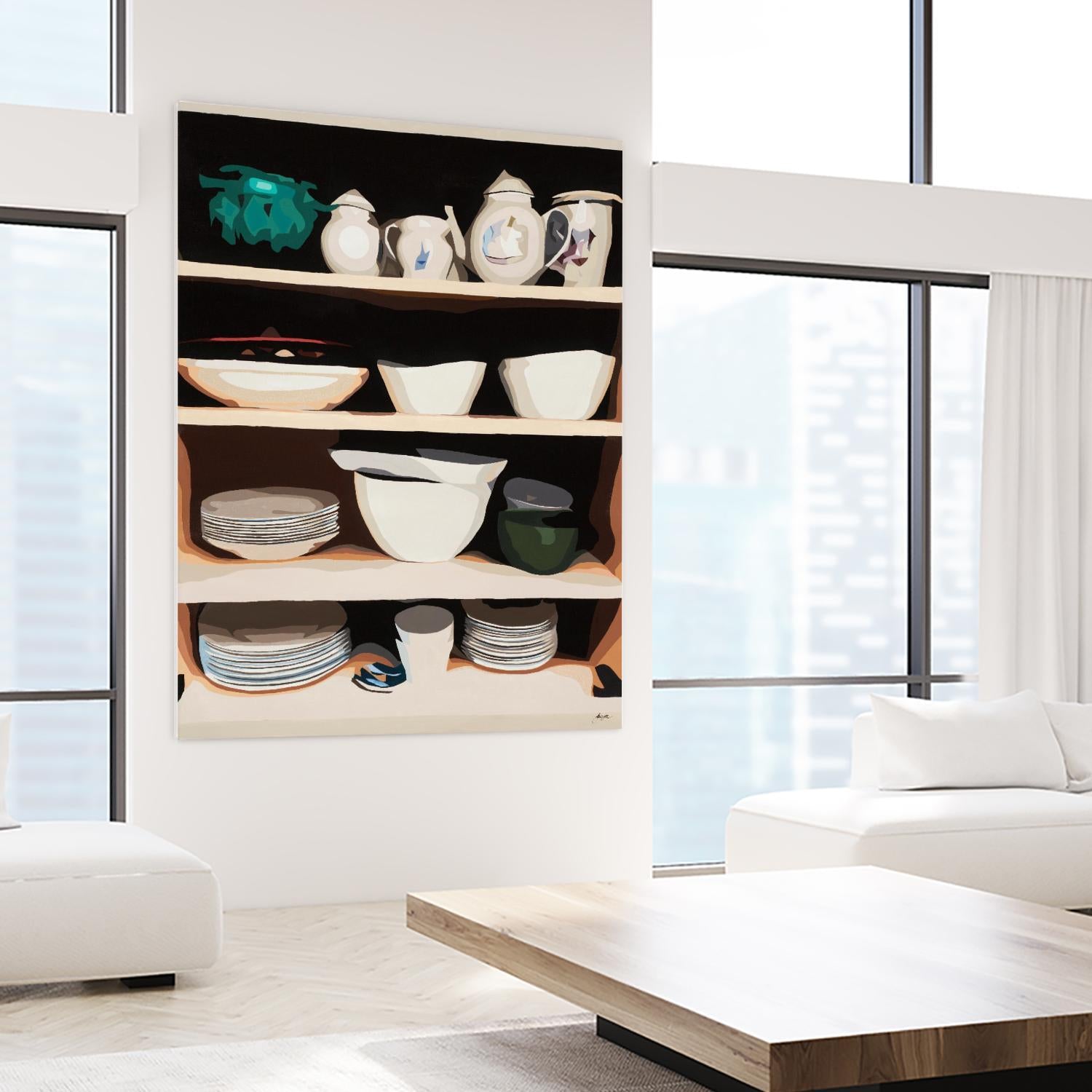 Shelf Isolation by Beth Ann Lawson on GIANT ART - whites & creams food & drink dishes