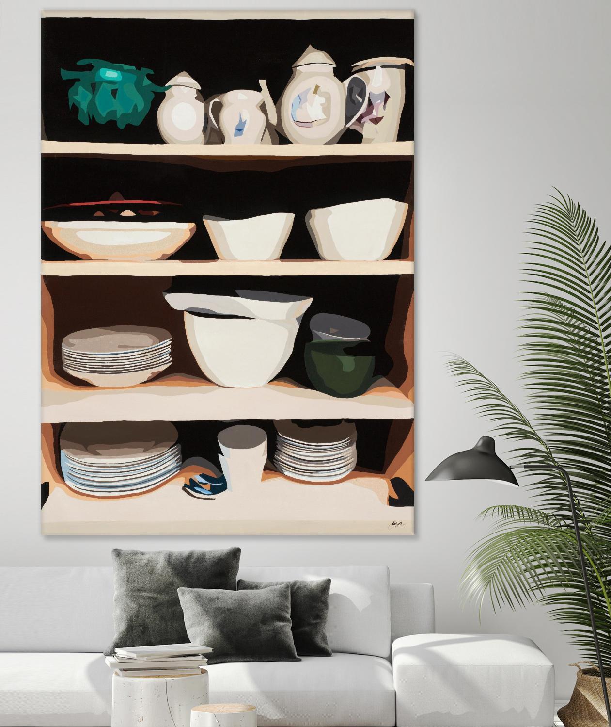 Shelf Isolation by Beth Ann Lawson on GIANT ART - whites & creams food & drink dishes