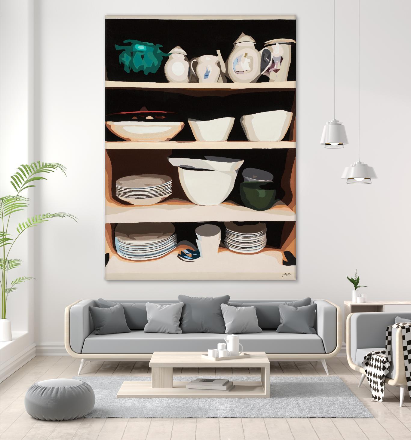 Shelf Isolation by Beth Ann Lawson on GIANT ART - whites & creams food & drink dishes