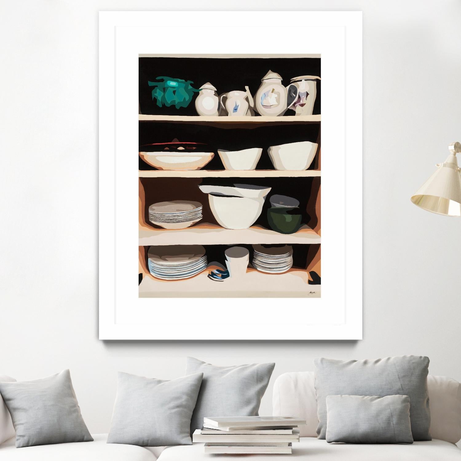 Shelf Isolation by Beth Ann Lawson on GIANT ART - whites & creams food & drink dishes