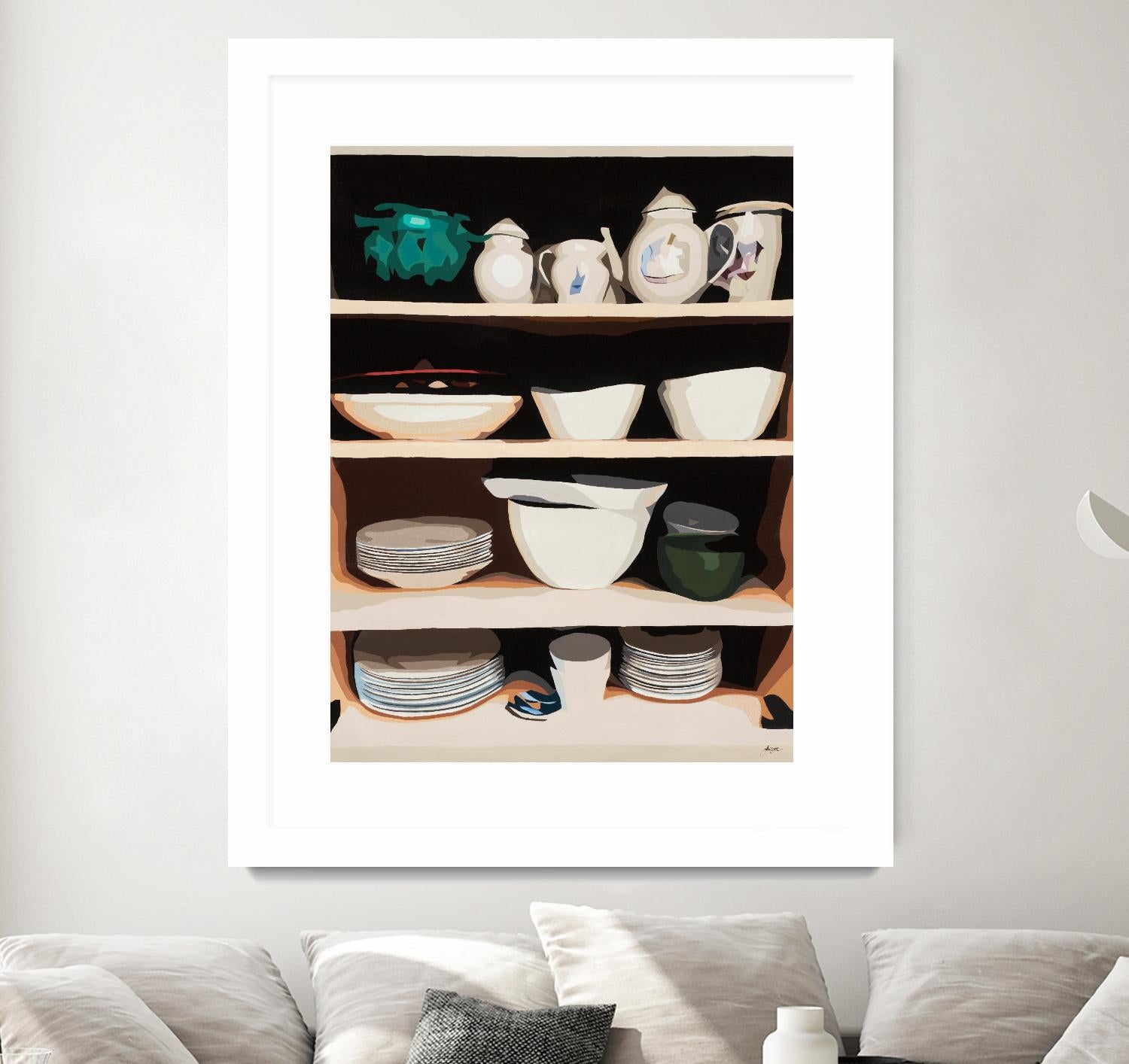 Shelf Isolation by Beth Ann Lawson on GIANT ART - whites & creams food & drink dishes