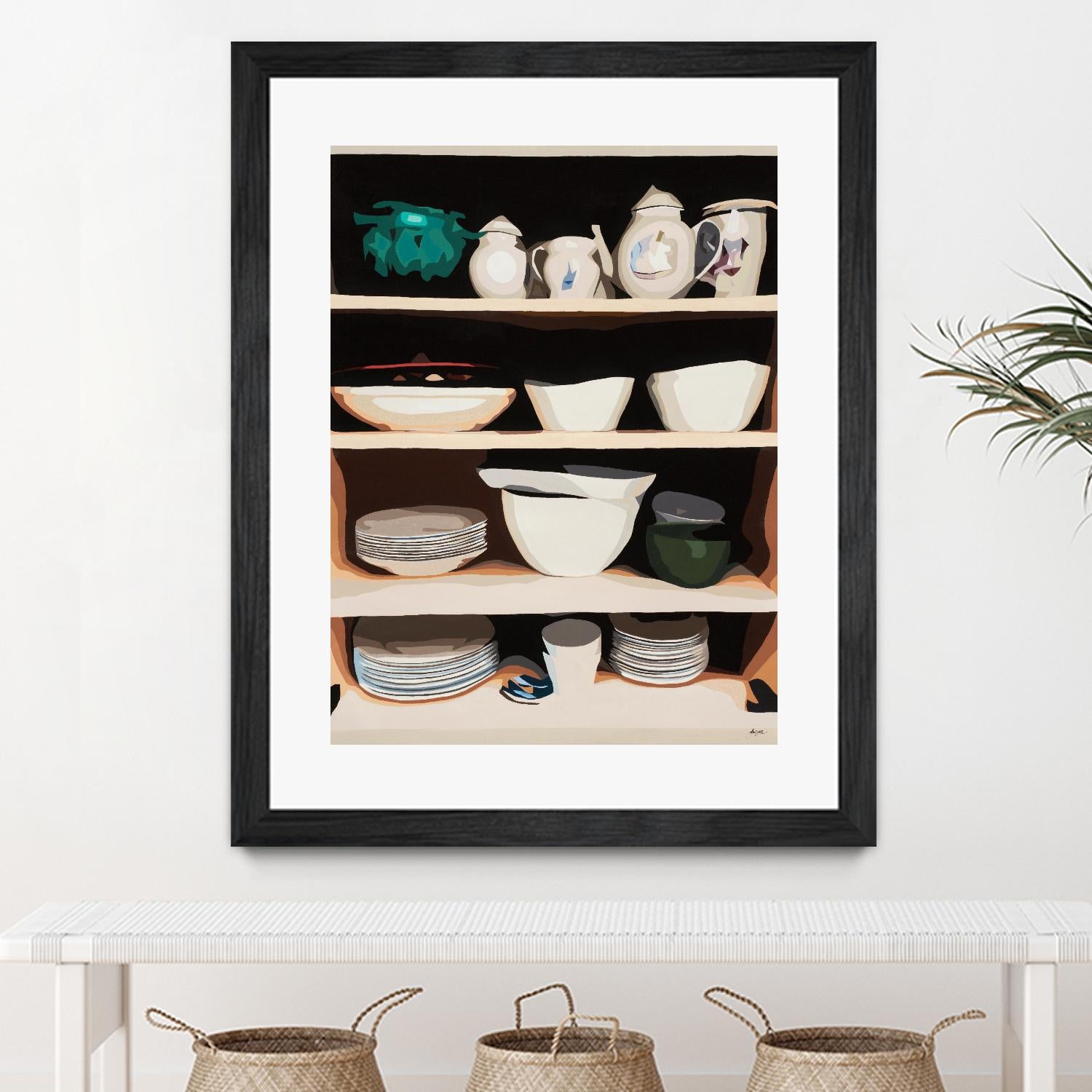 Shelf Isolation by Beth Ann Lawson on GIANT ART - whites & creams food & drink dishes