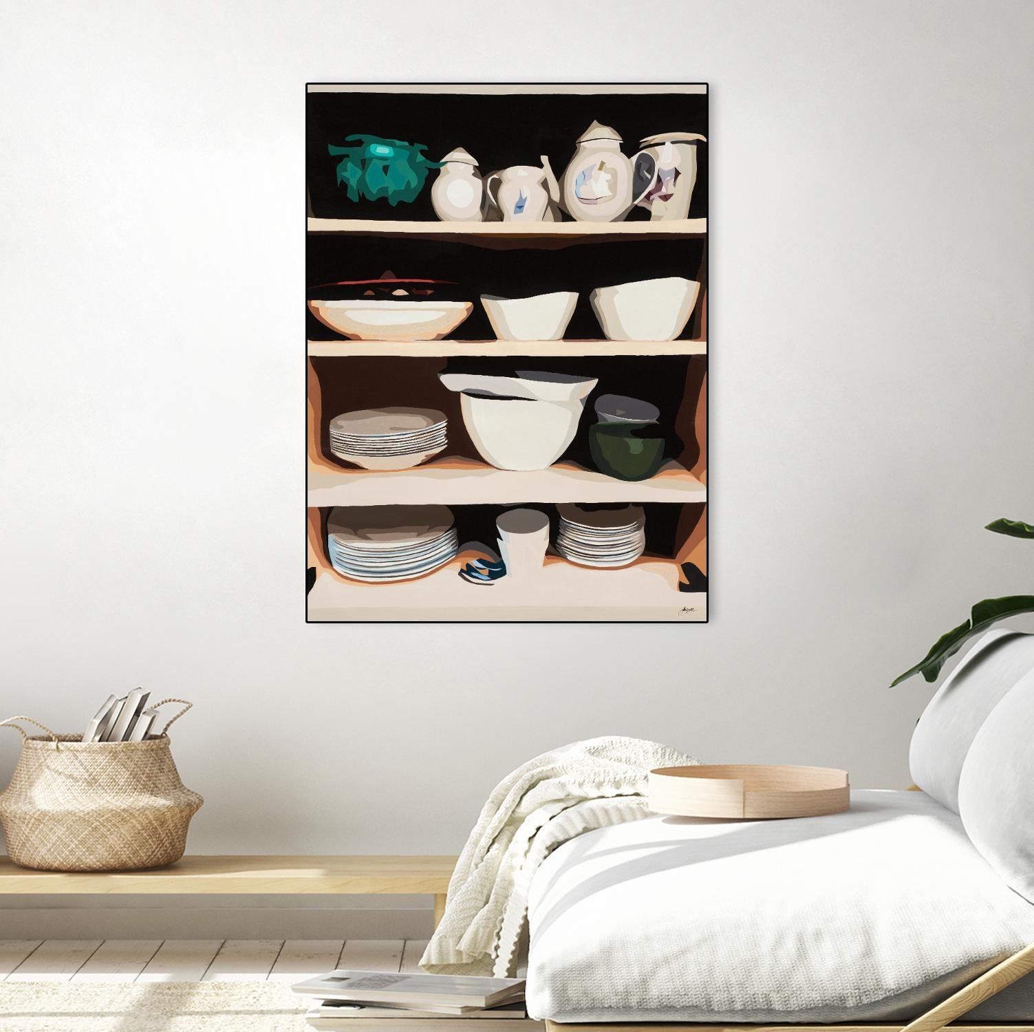 Shelf Isolation by Beth Ann Lawson on GIANT ART - whites & creams food & drink dishes