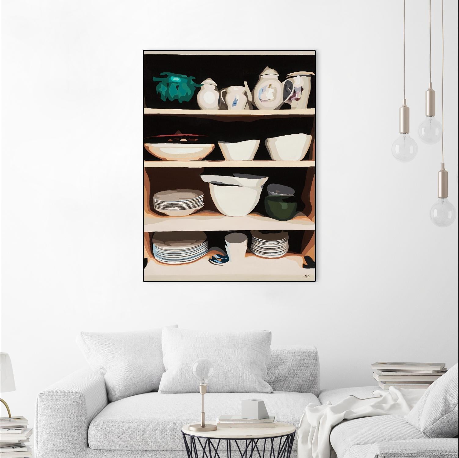 Shelf Isolation by Beth Ann Lawson on GIANT ART - whites & creams food & drink dishes