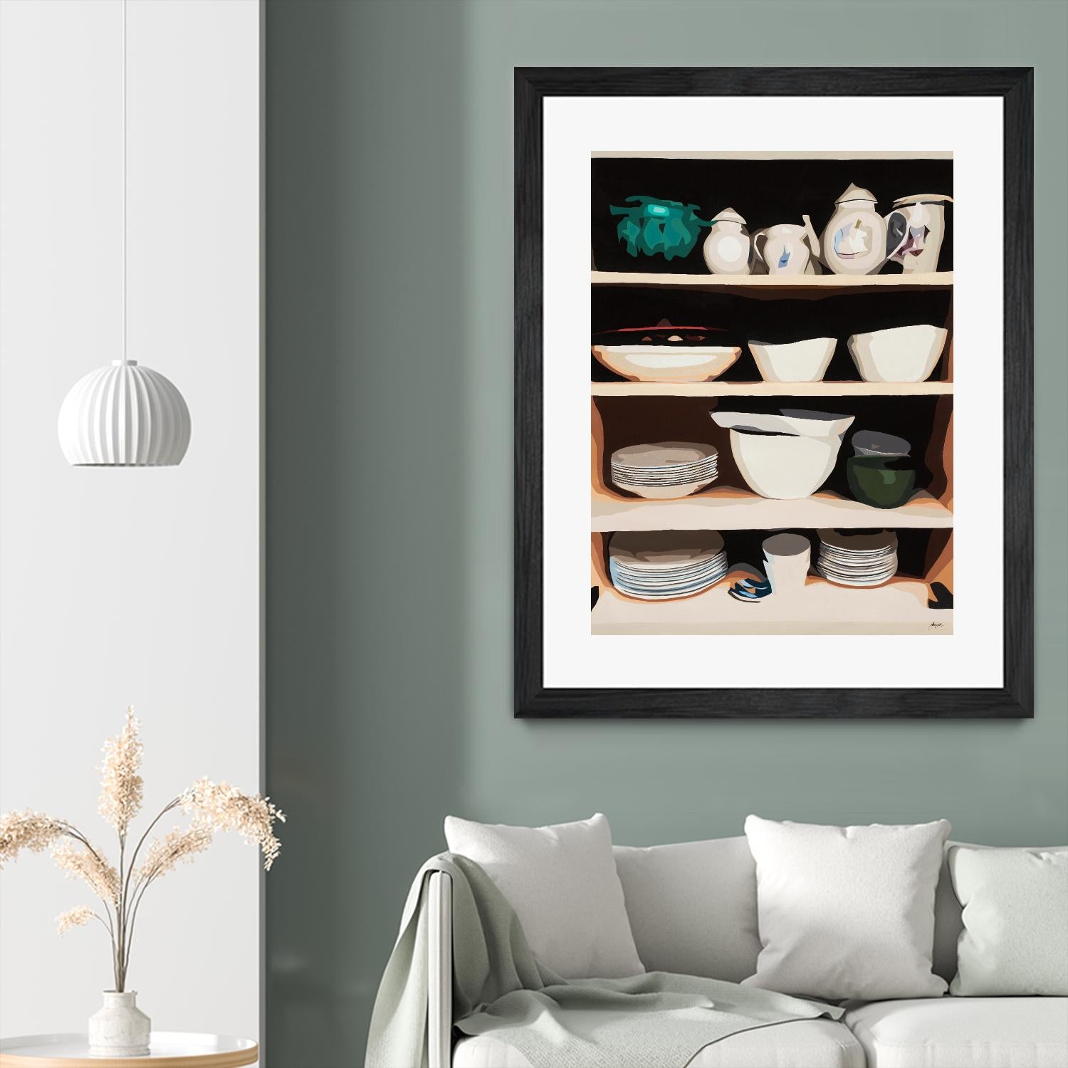 Shelf Isolation by Beth Ann Lawson on GIANT ART - whites & creams food & drink dishes