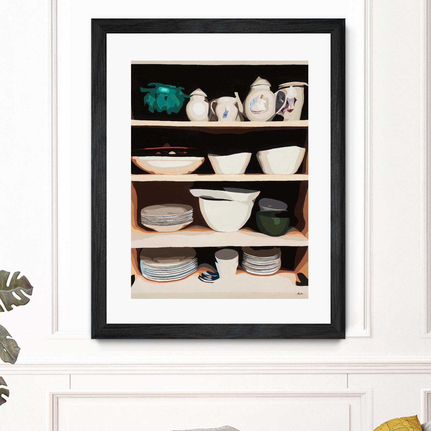 Shelf Isolation by Beth Ann Lawson on GIANT ART - whites & creams food & drink dishes