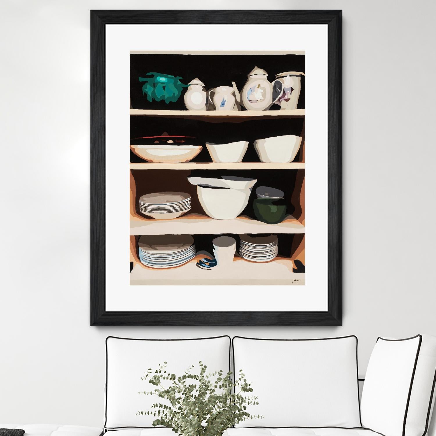 Shelf Isolation by Beth Ann Lawson on GIANT ART - whites & creams food & drink dishes