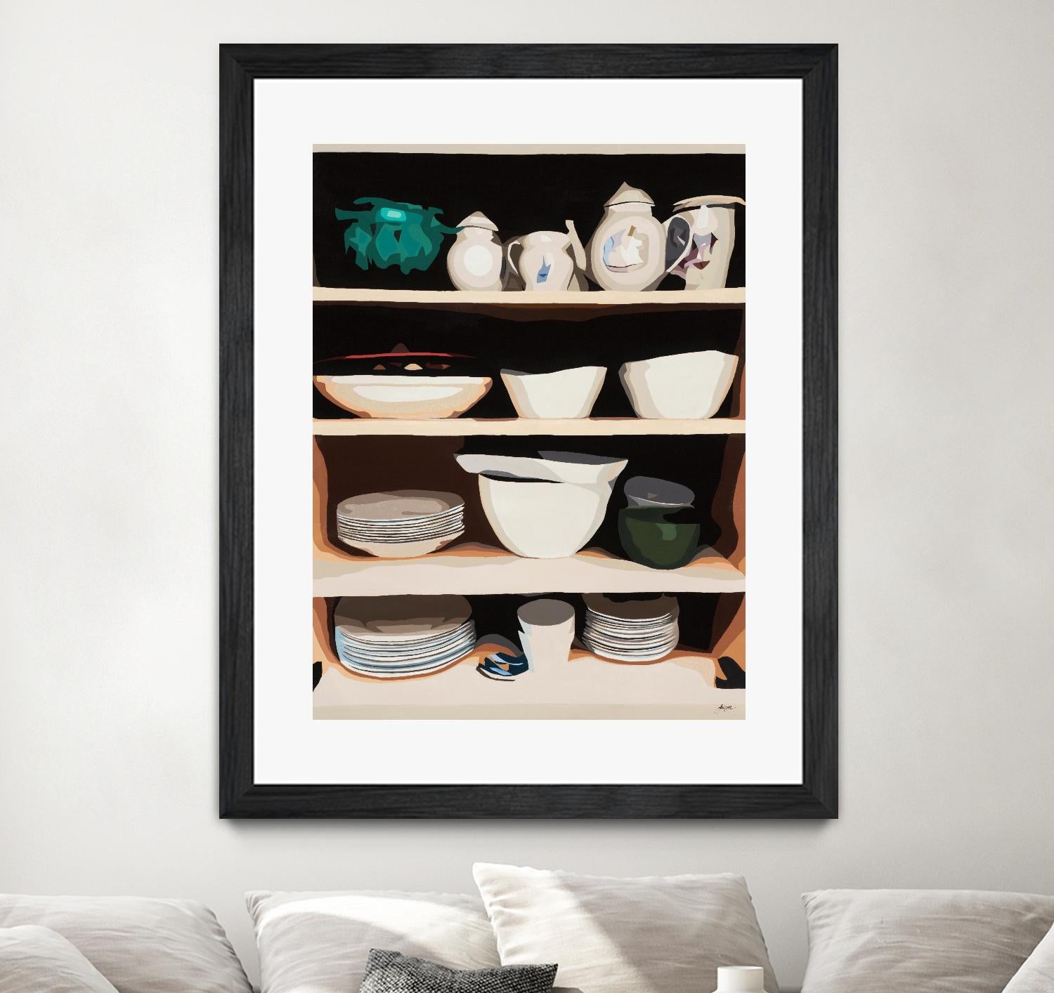 Shelf Isolation by Beth Ann Lawson on GIANT ART - whites & creams food & drink dishes