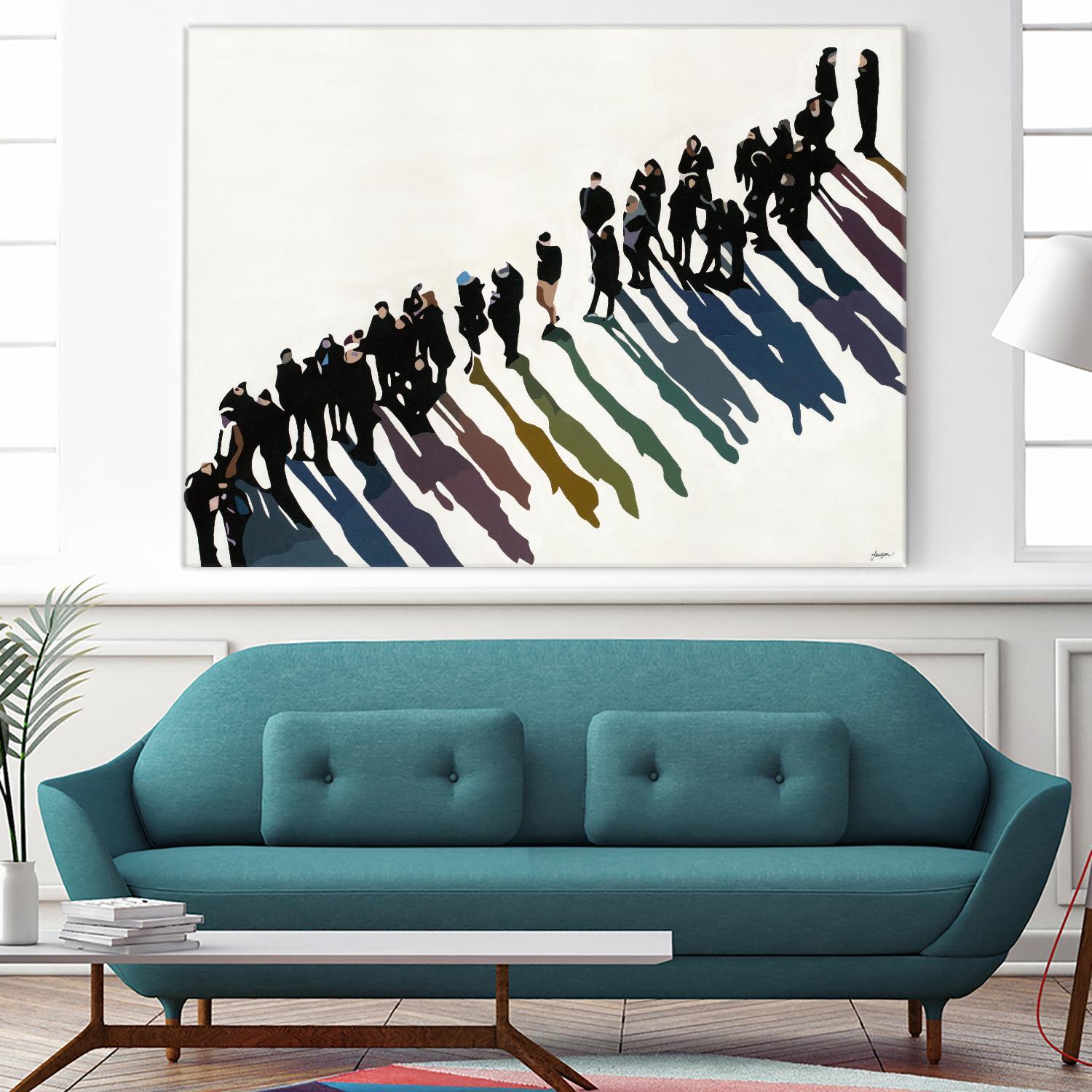 Life In Prism by Beth Ann Lawson on GIANT ART - whites & creams figurative people