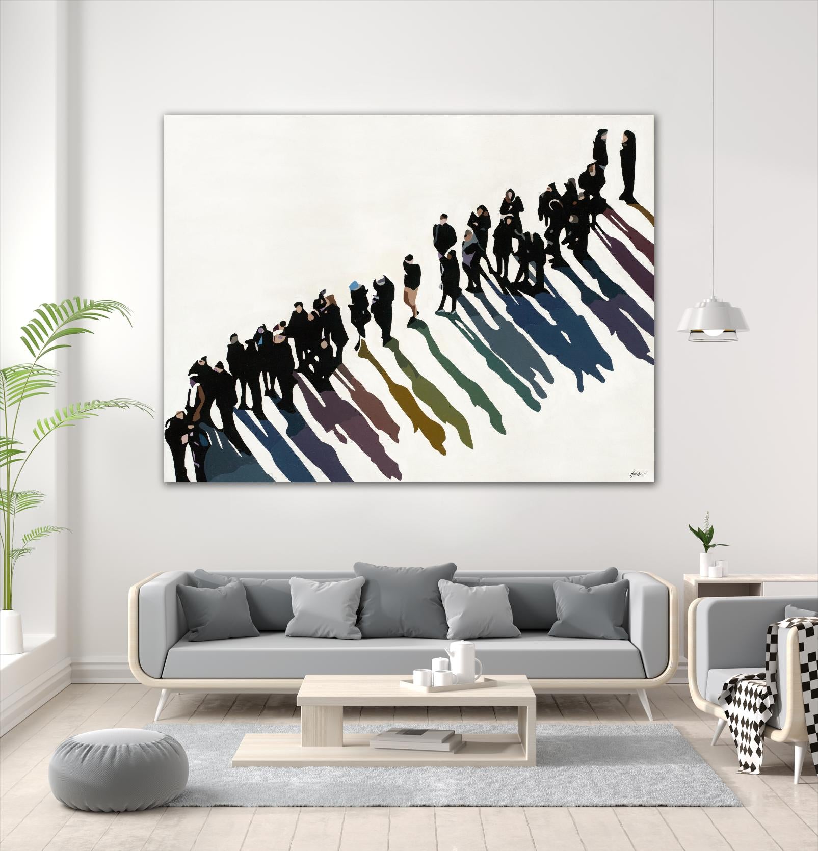 Life In Prism by Beth Ann Lawson on GIANT ART - whites & creams figurative people