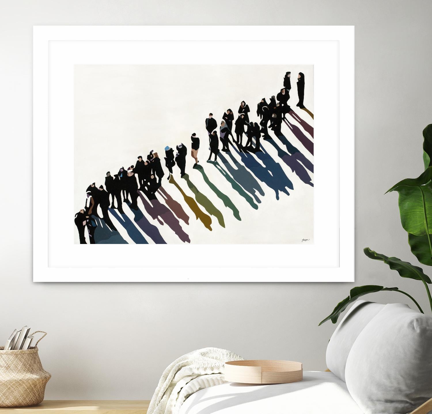 Life In Prism by Beth Ann Lawson on GIANT ART - whites & creams figurative people