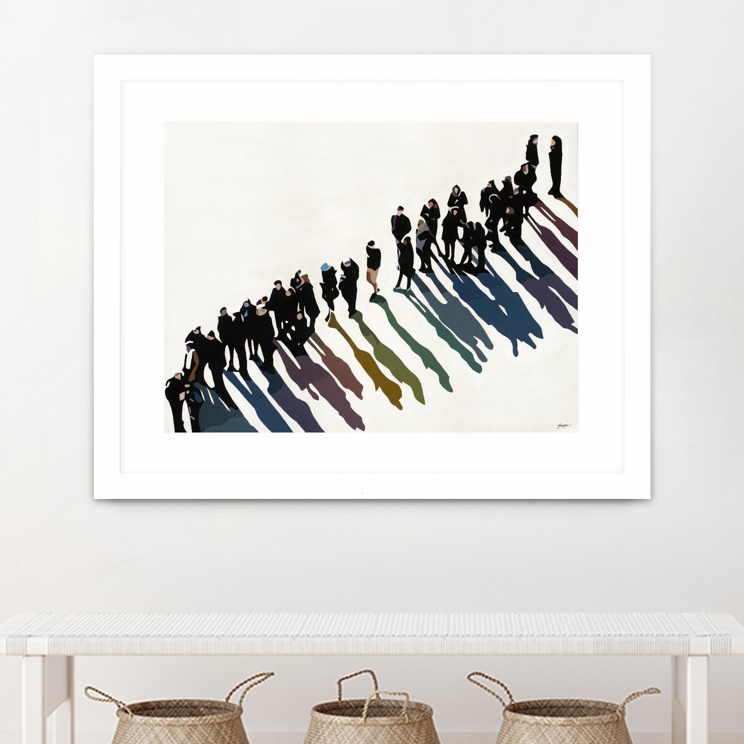 Life In Prism by Beth Ann Lawson on GIANT ART - whites & creams figurative people