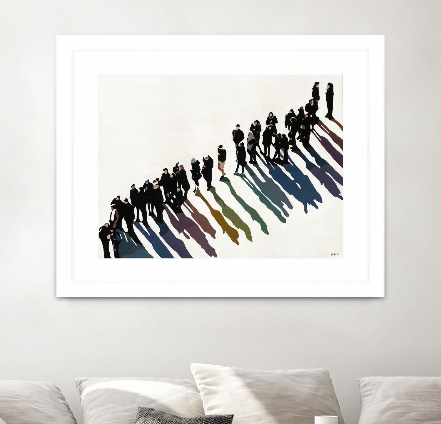 Life In Prism by Beth Ann Lawson on GIANT ART - whites & creams figurative people