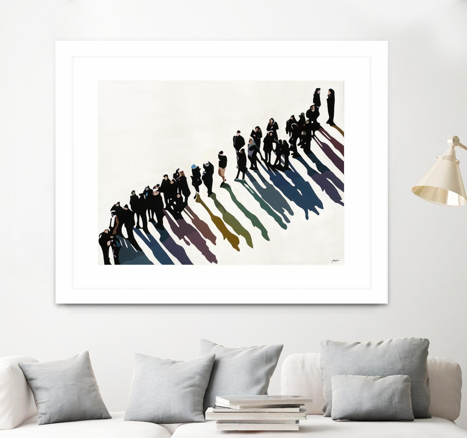 Life In Prism by Beth Ann Lawson on GIANT ART - whites & creams figurative people