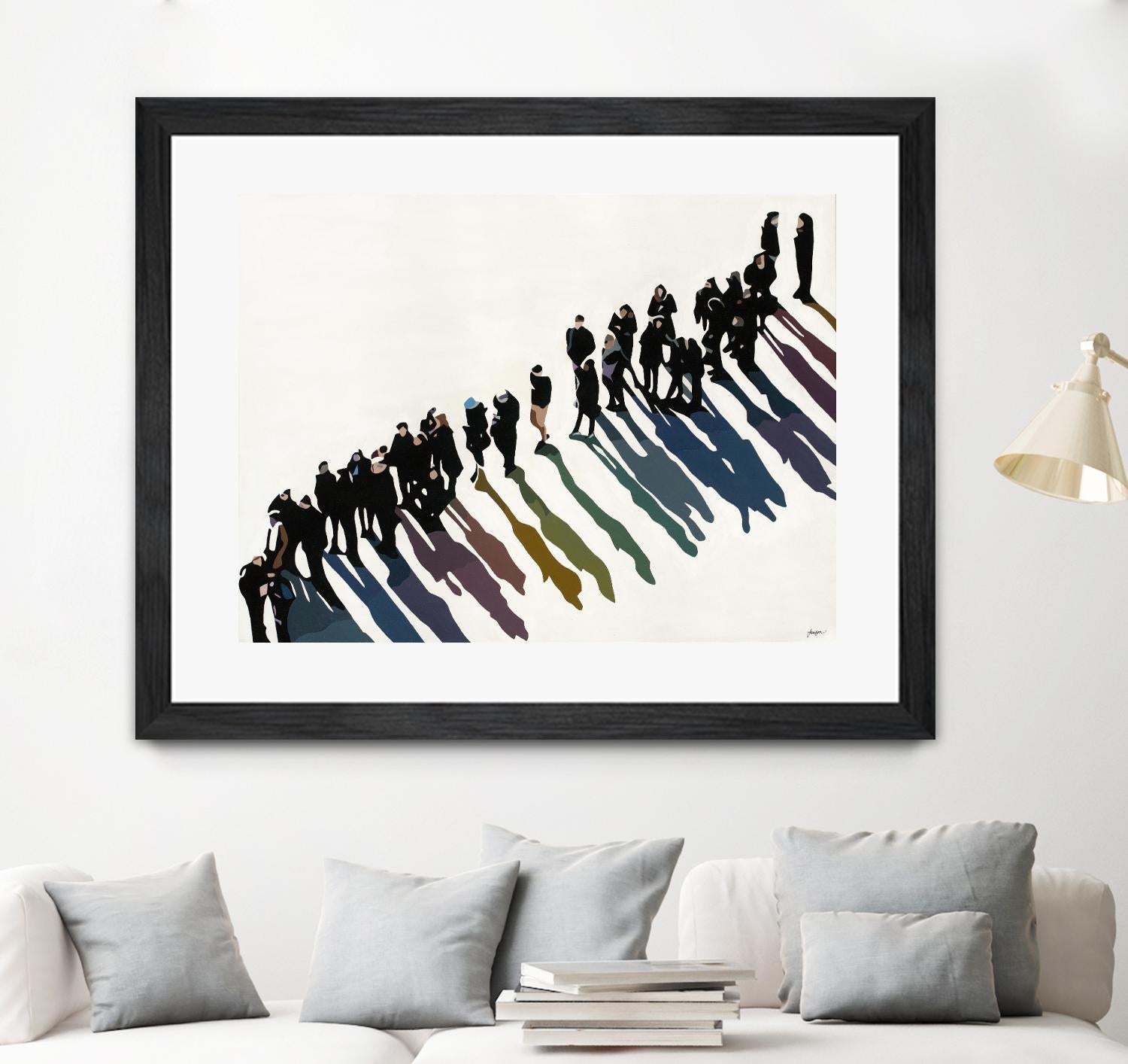 Life In Prism by Beth Ann Lawson on GIANT ART - whites & creams figurative people