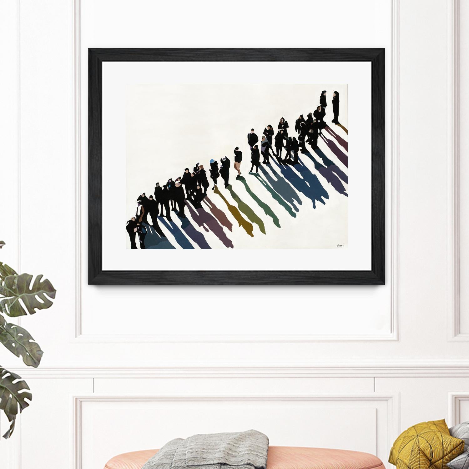 Life In Prism by Beth Ann Lawson on GIANT ART - whites & creams figurative people