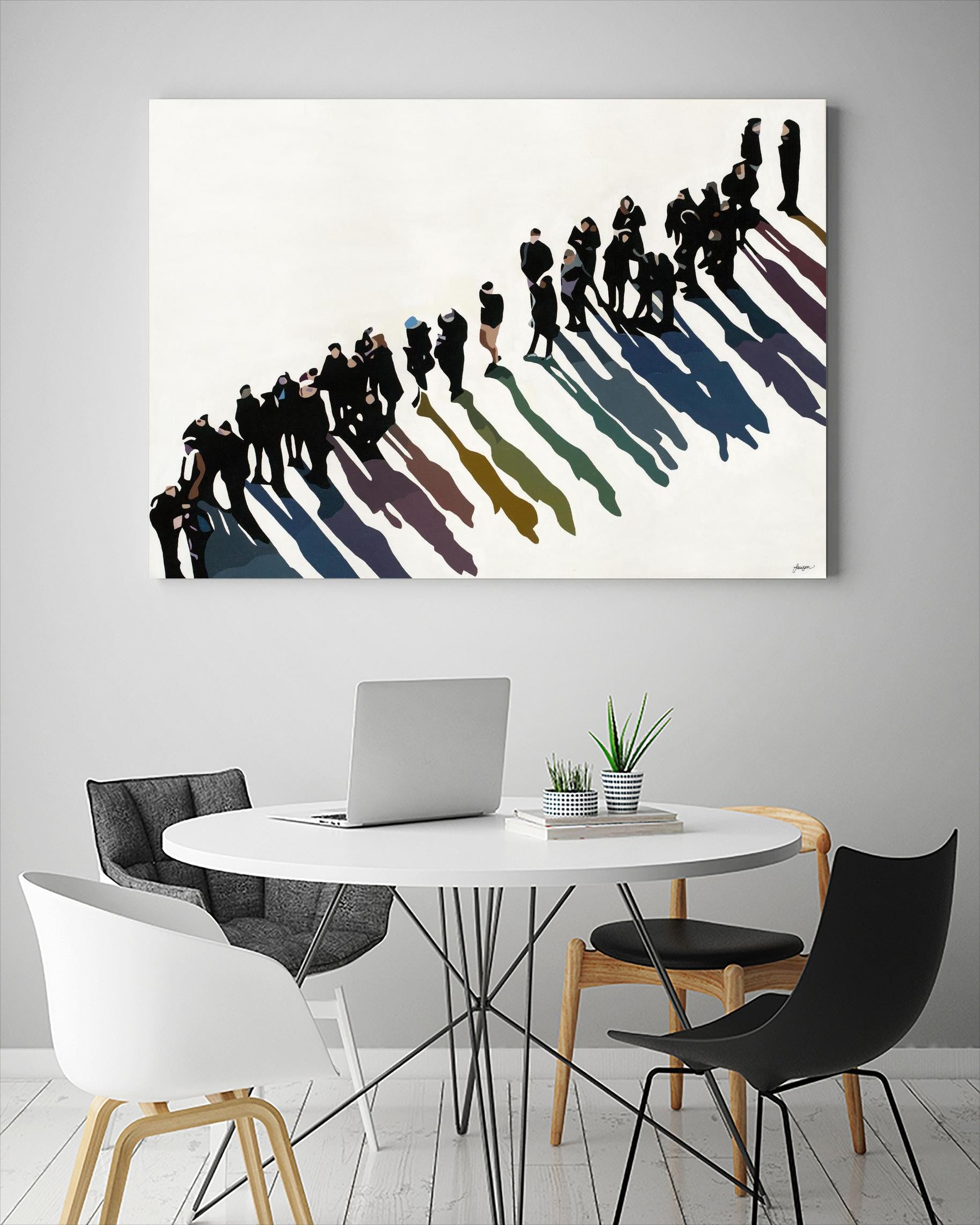 Life In Prism by Beth Ann Lawson on GIANT ART - whites & creams figurative people