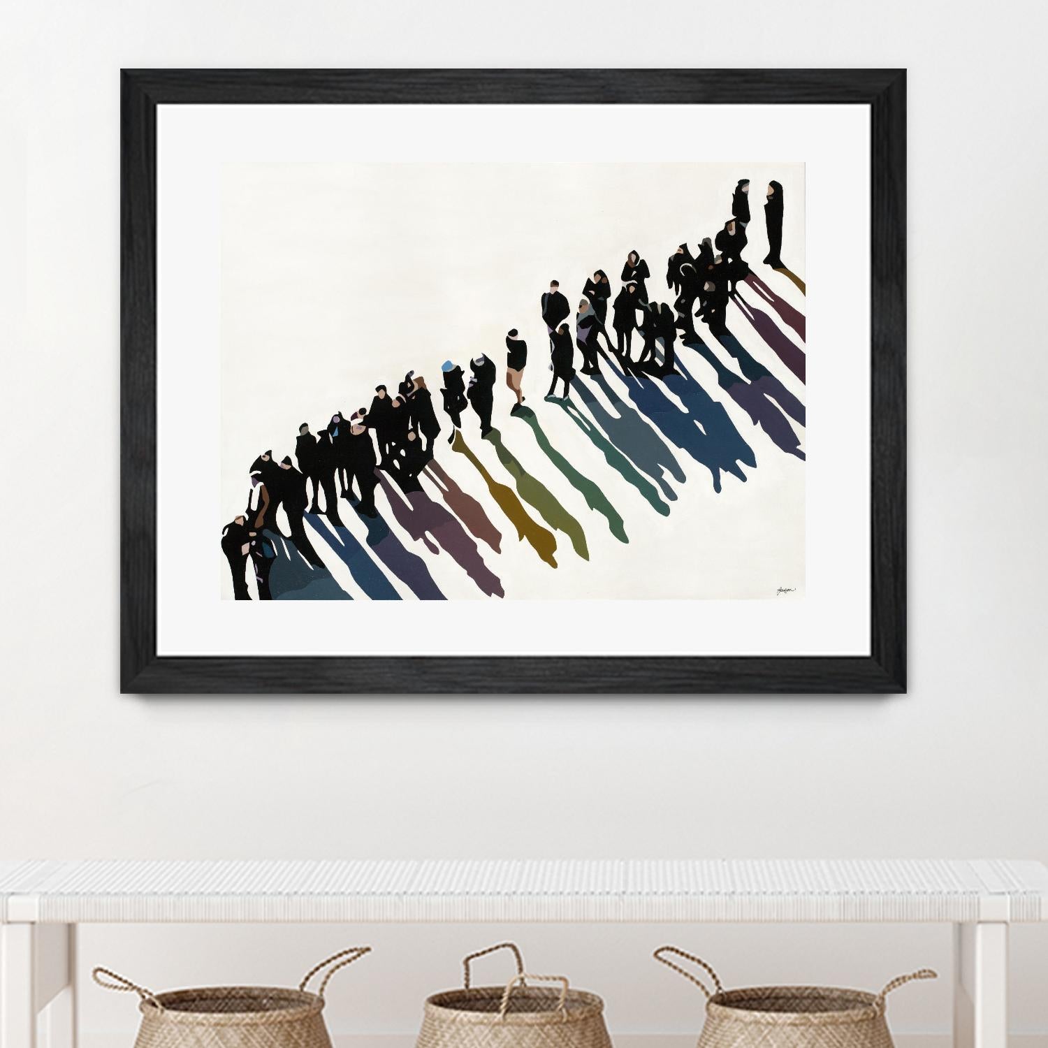 Life In Prism by Beth Ann Lawson on GIANT ART - whites & creams figurative people