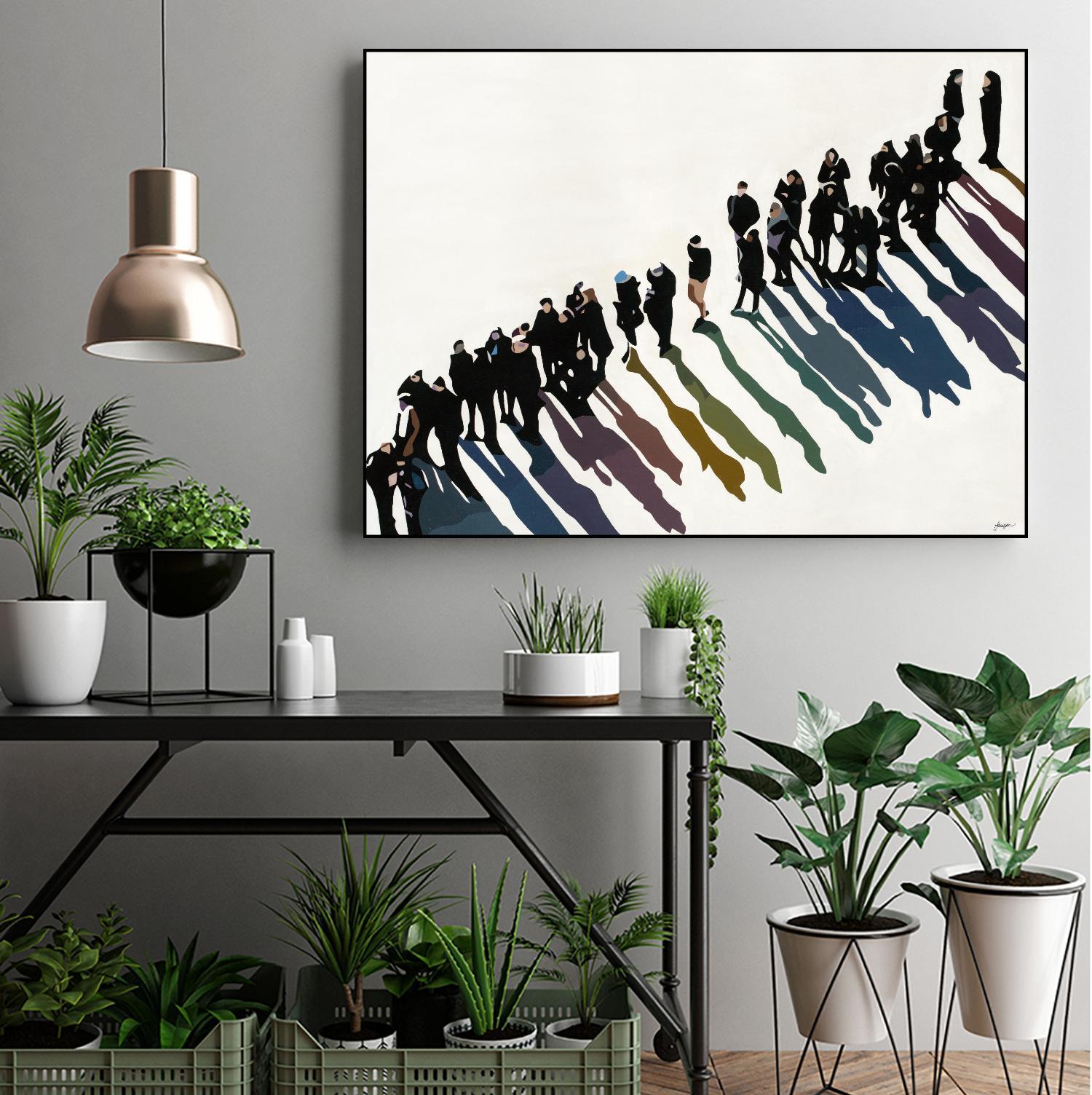 Life In Prism by Beth Ann Lawson on GIANT ART - whites & creams figurative people