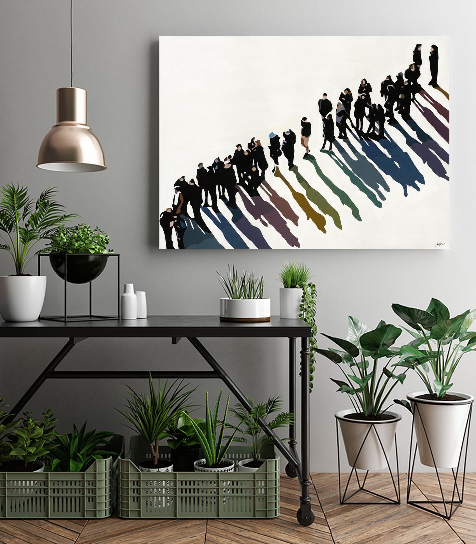 Life In Prism by Beth Ann Lawson on GIANT ART - whites & creams figurative people