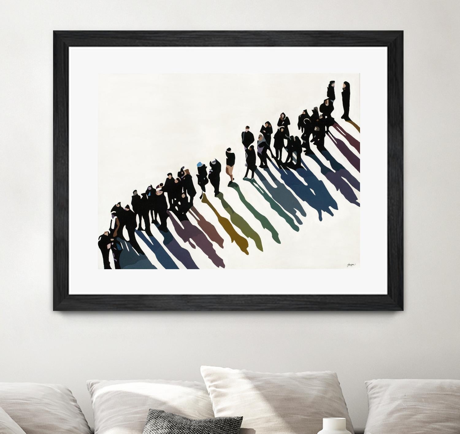 Life In Prism by Beth Ann Lawson on GIANT ART - whites & creams figurative people