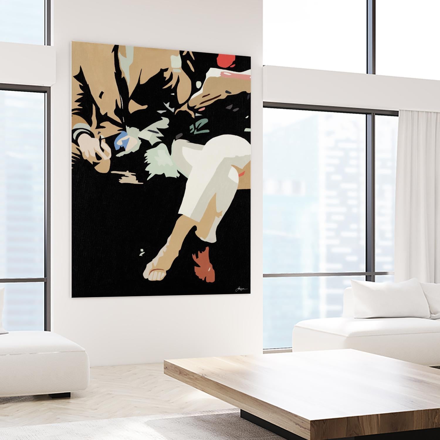 THEM #4 by Bethann Lawson on GIANT ART - black figurative people