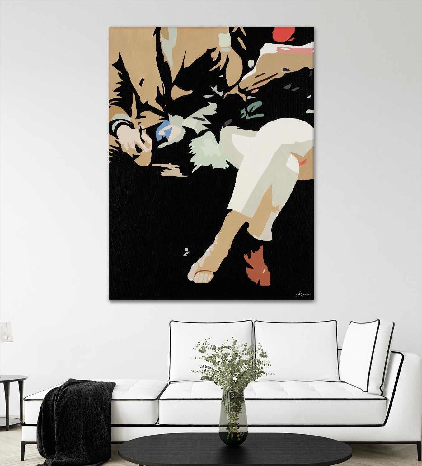 THEM #4 by Bethann Lawson on GIANT ART - black figurative people