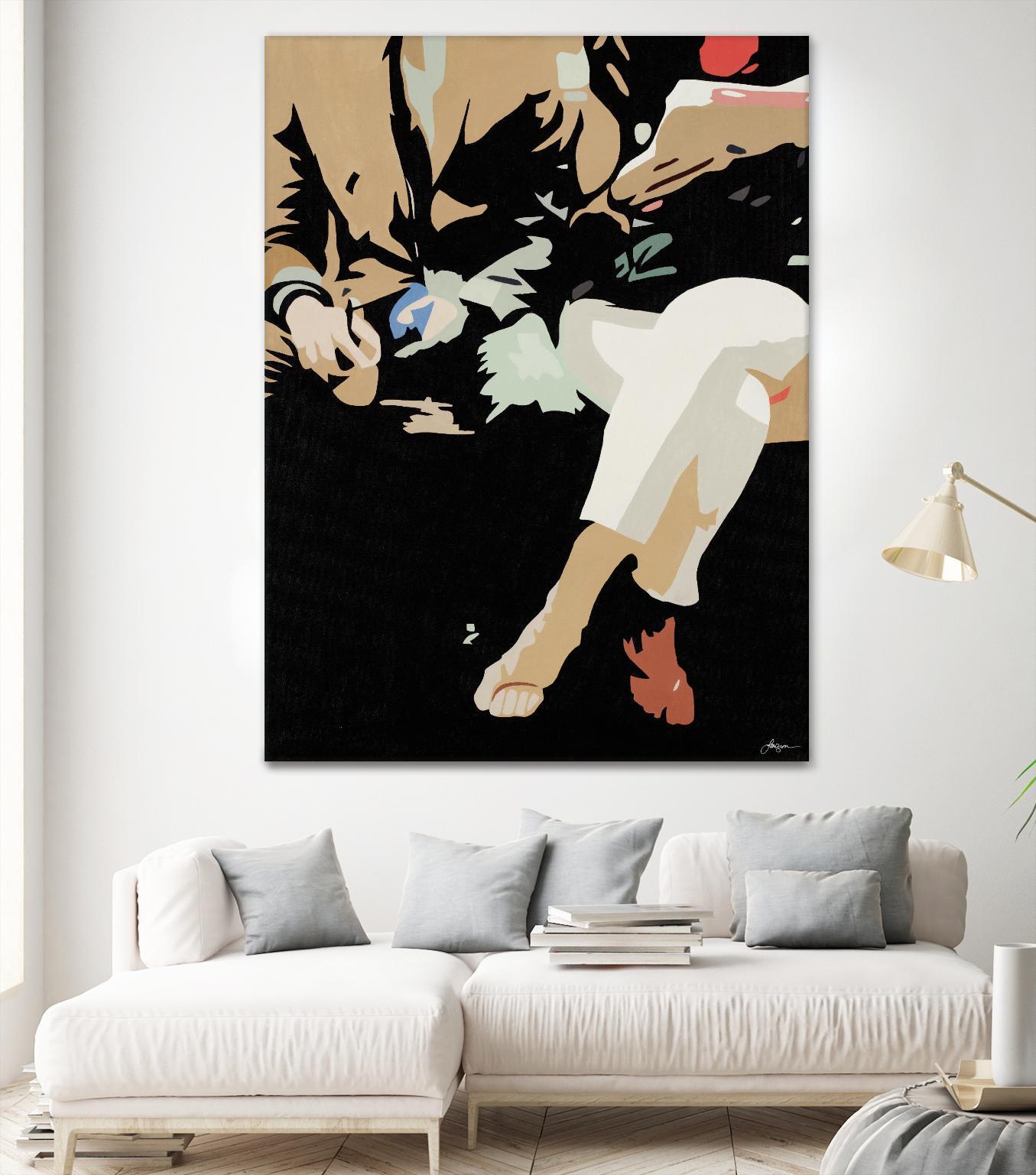 THEM #4 by Bethann Lawson on GIANT ART - black figurative people