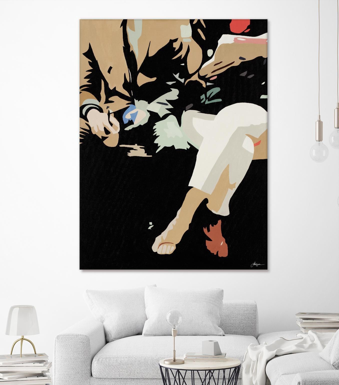 THEM #4 by Bethann Lawson on GIANT ART - black figurative people