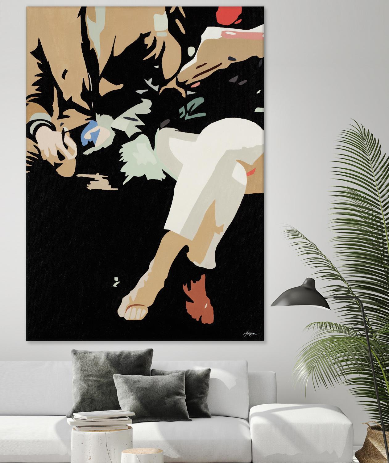 THEM #4 by Bethann Lawson on GIANT ART - black figurative people