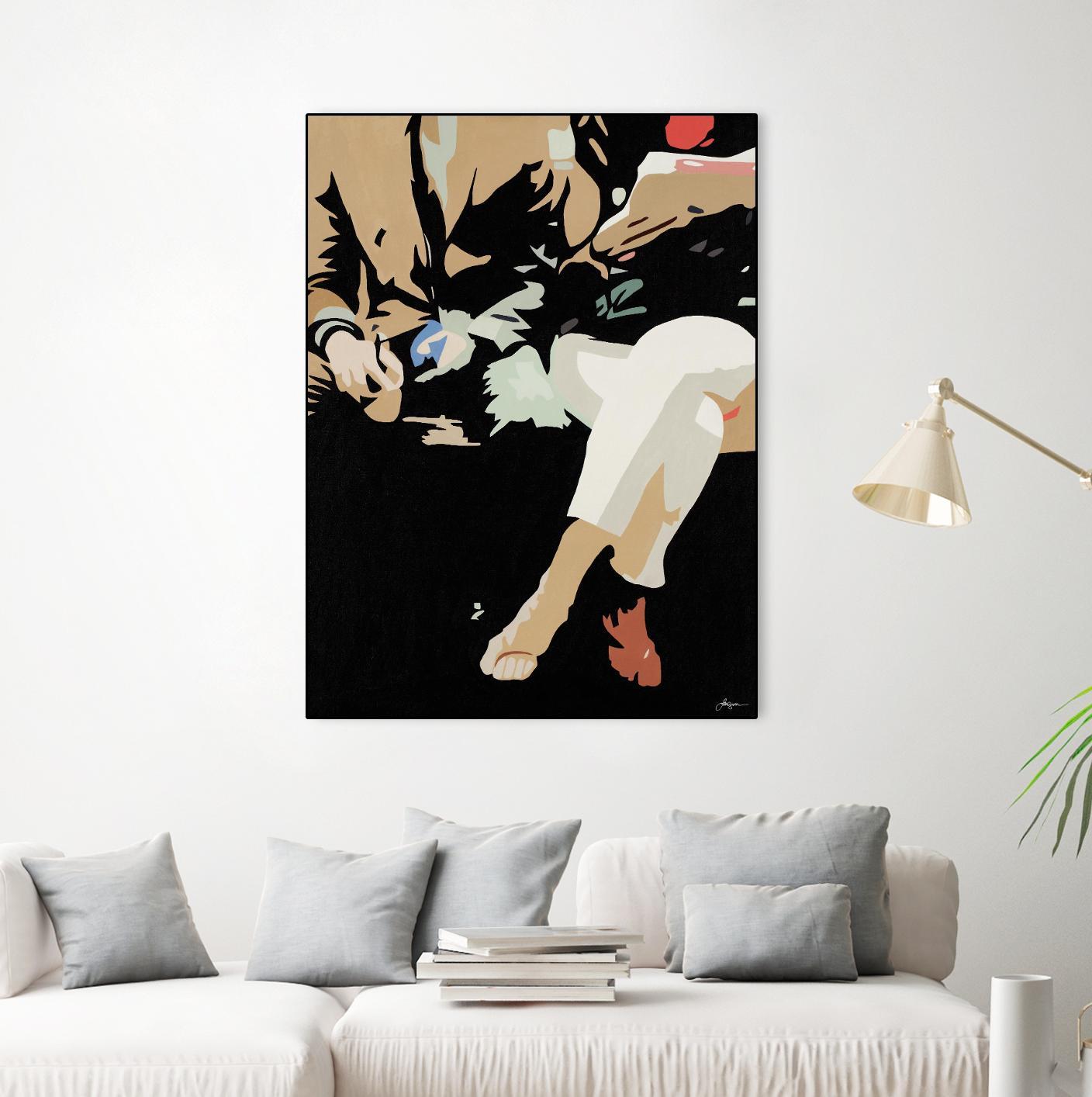 THEM #4 by Bethann Lawson on GIANT ART - black figurative people