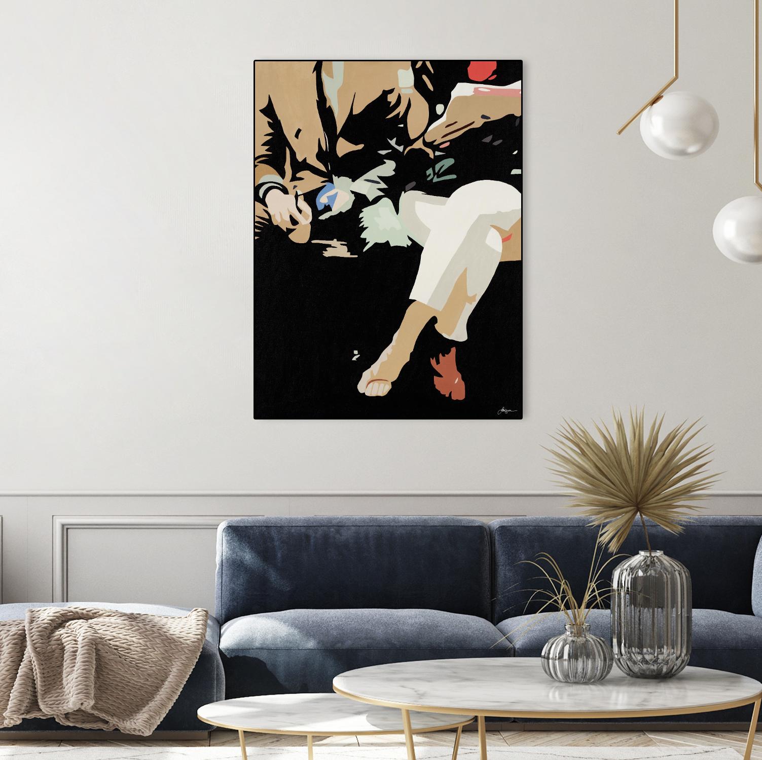 THEM #4 by Bethann Lawson on GIANT ART - black figurative people