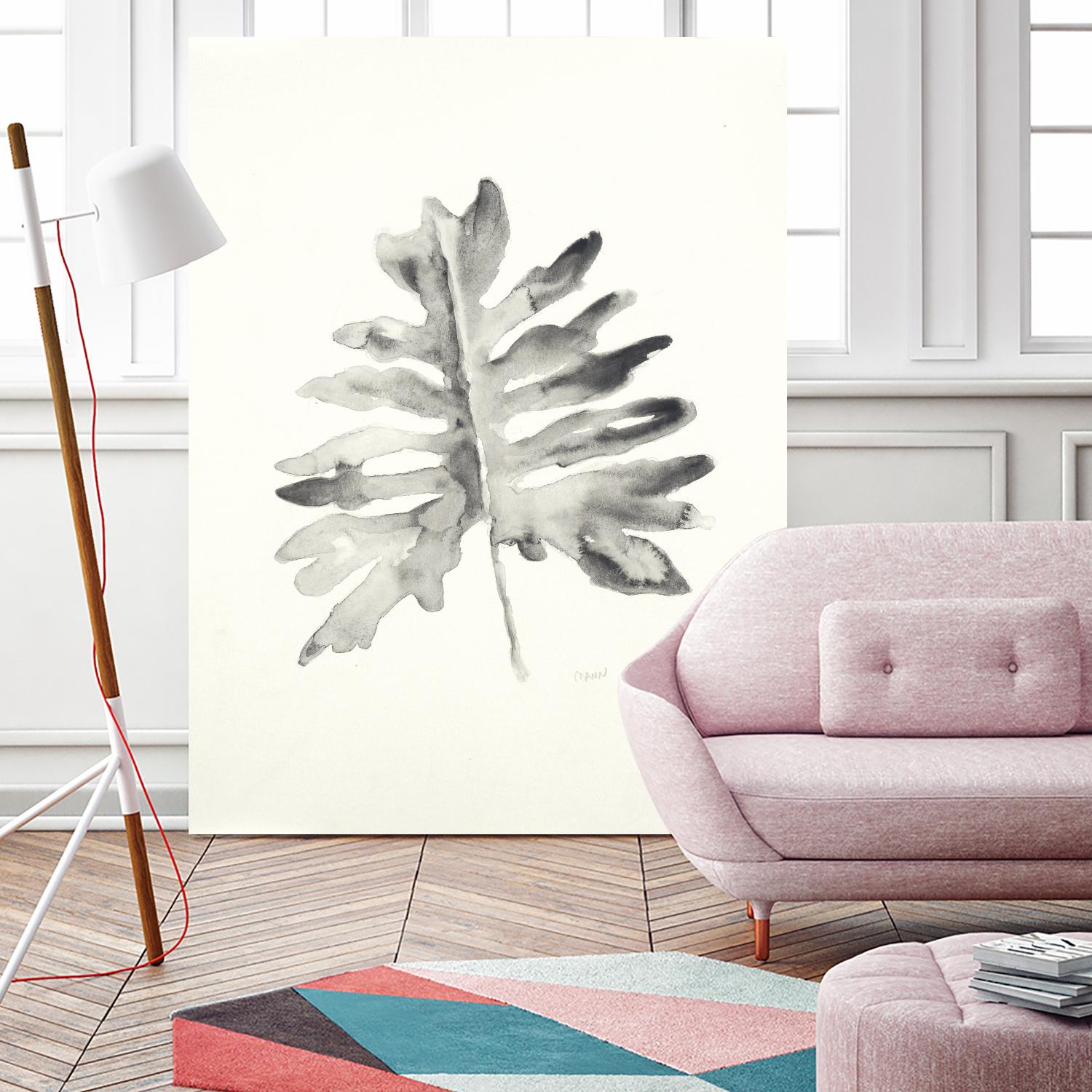 Black & White Palm II by Patti Mann on GIANT ART - grey botany