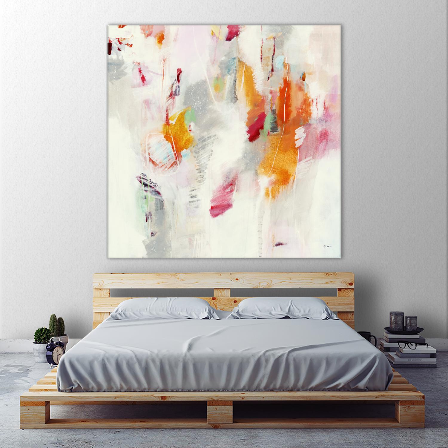 Pass on the Left by Jill Martin on GIANT ART - pale tints abstract