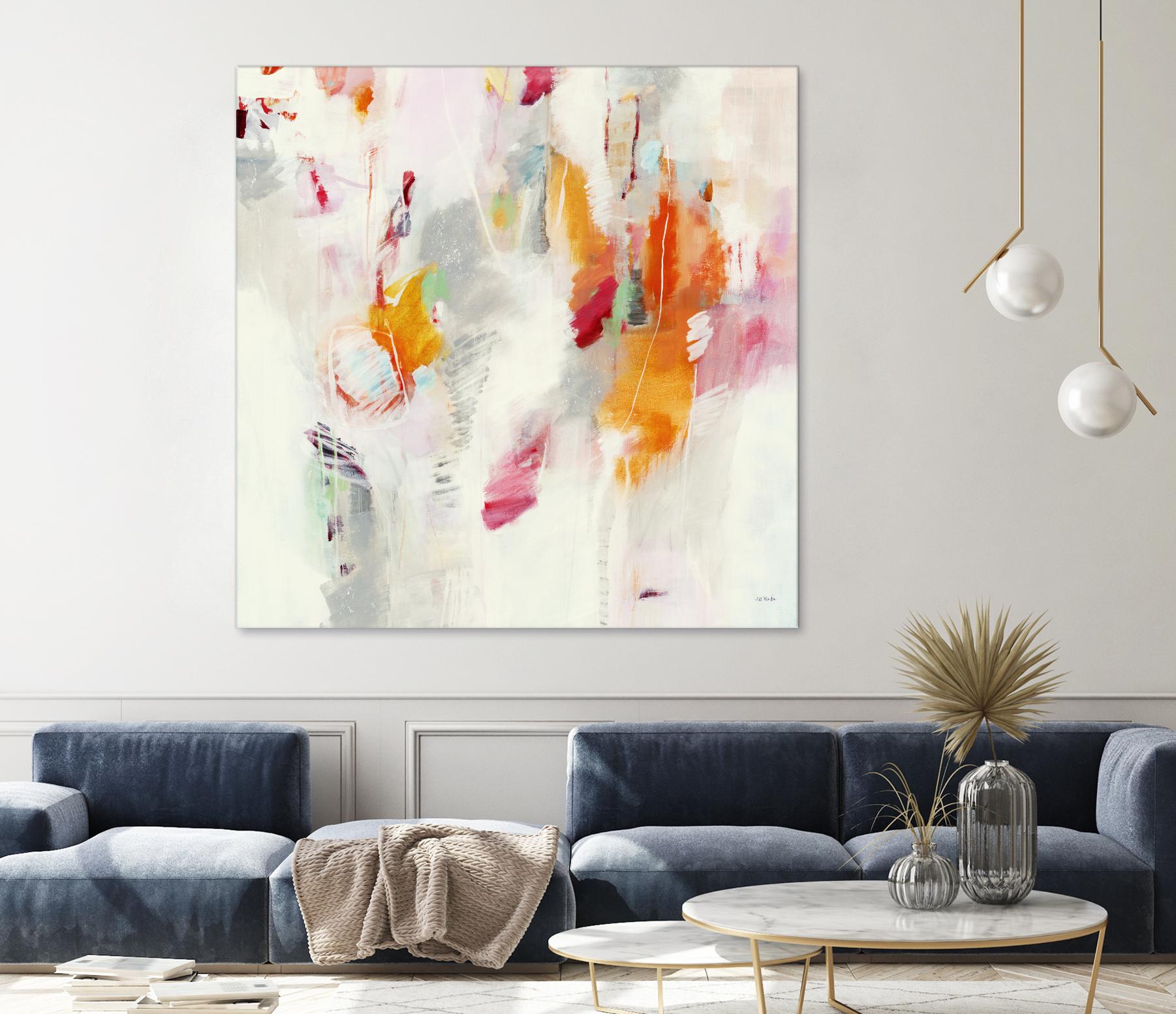 Pass on the Left by Jill Martin on GIANT ART - pale tints abstract
