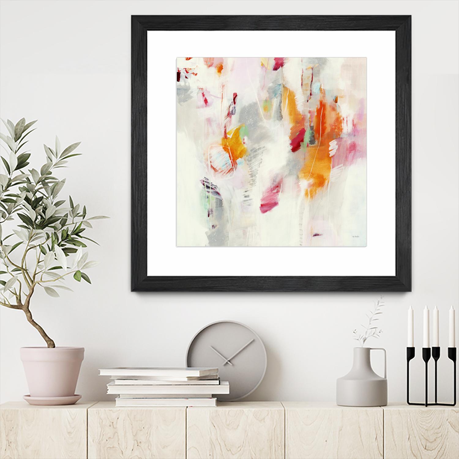 Pass on the Left by Jill Martin on GIANT ART - pale tints abstract