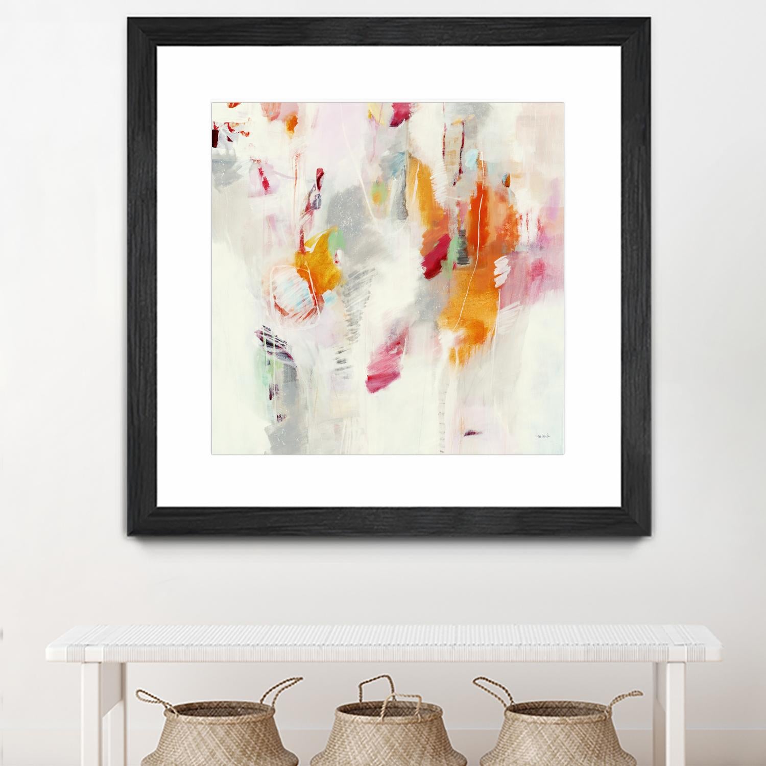 Pass on the Left by Jill Martin on GIANT ART - pale tints abstract