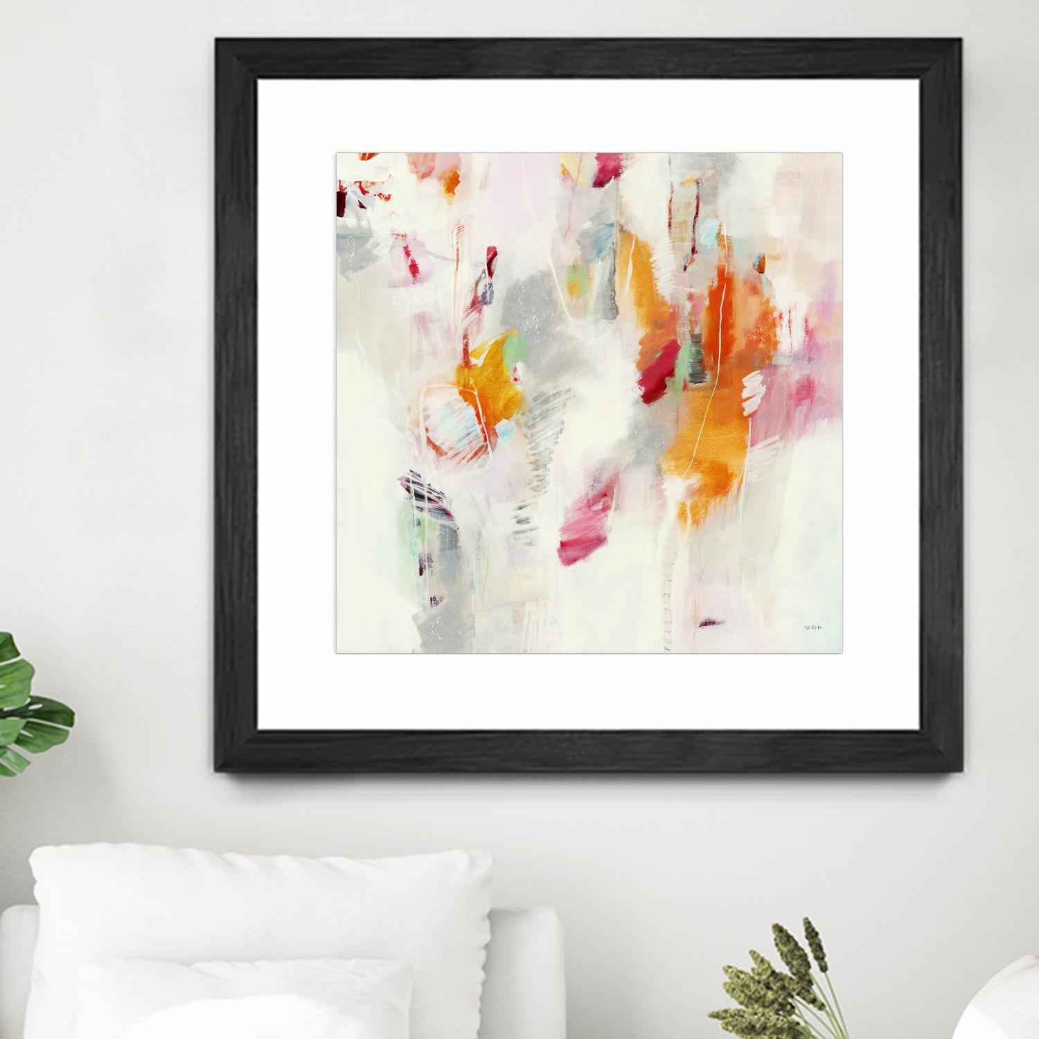 Pass on the Left by Jill Martin on GIANT ART - pale tints abstract